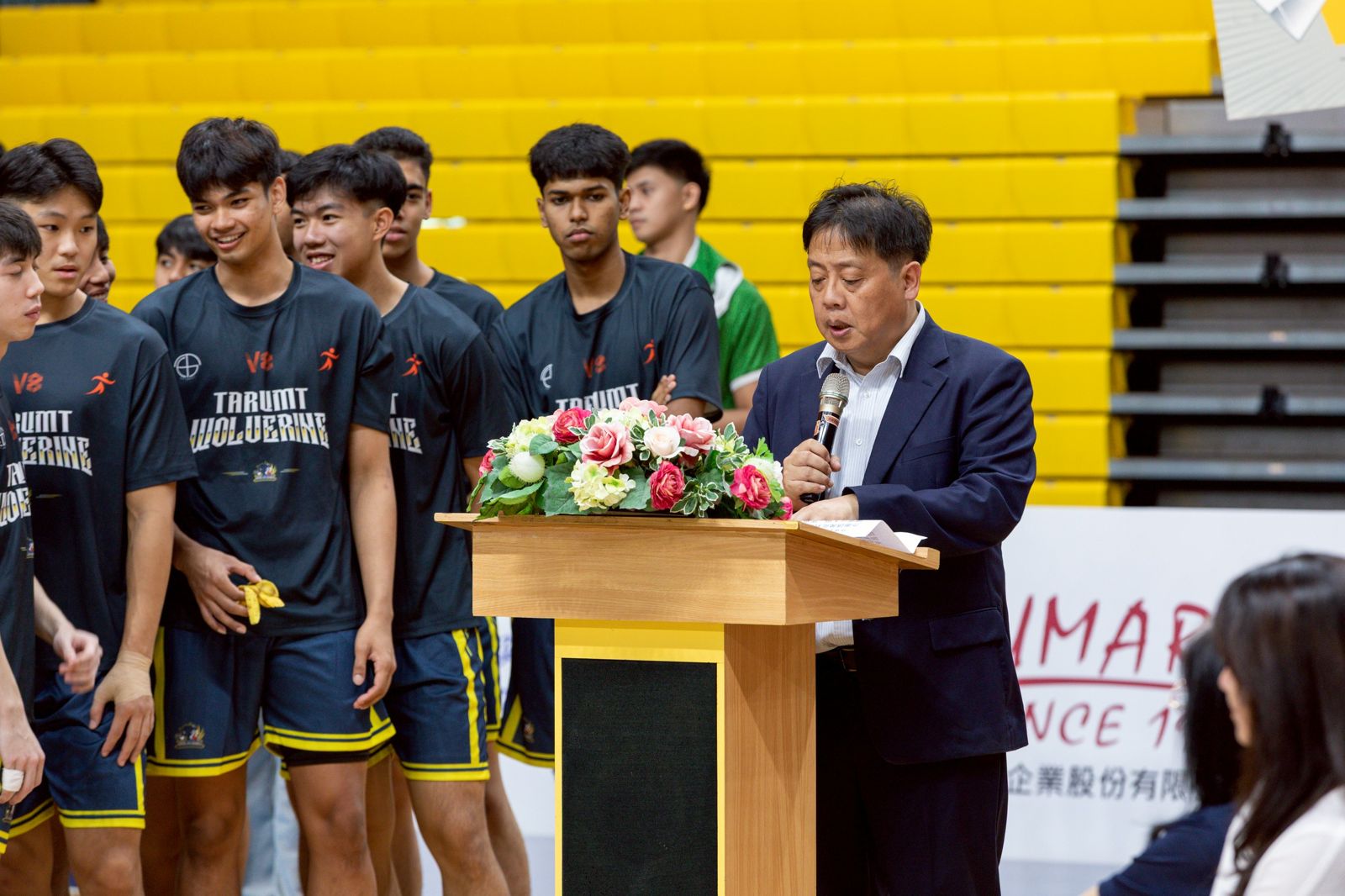 中國文化大學校長王子奇致詞。圖／中國文化大學提供