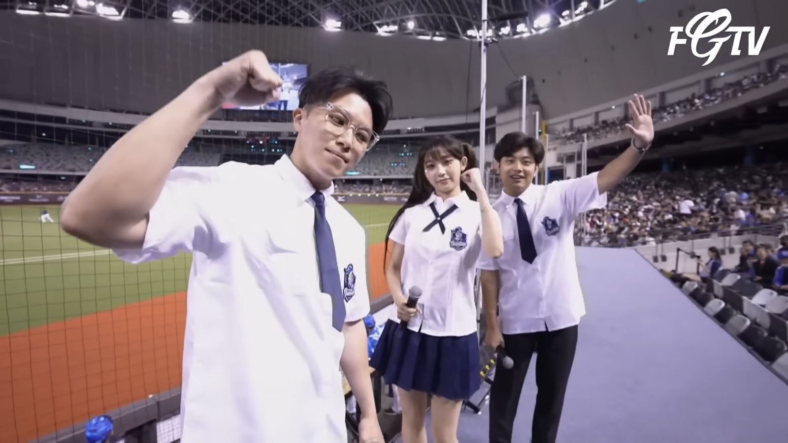 李珠珢的表演獲得一致好評。翻攝Fubon Guardians 富邦悍將YouTube