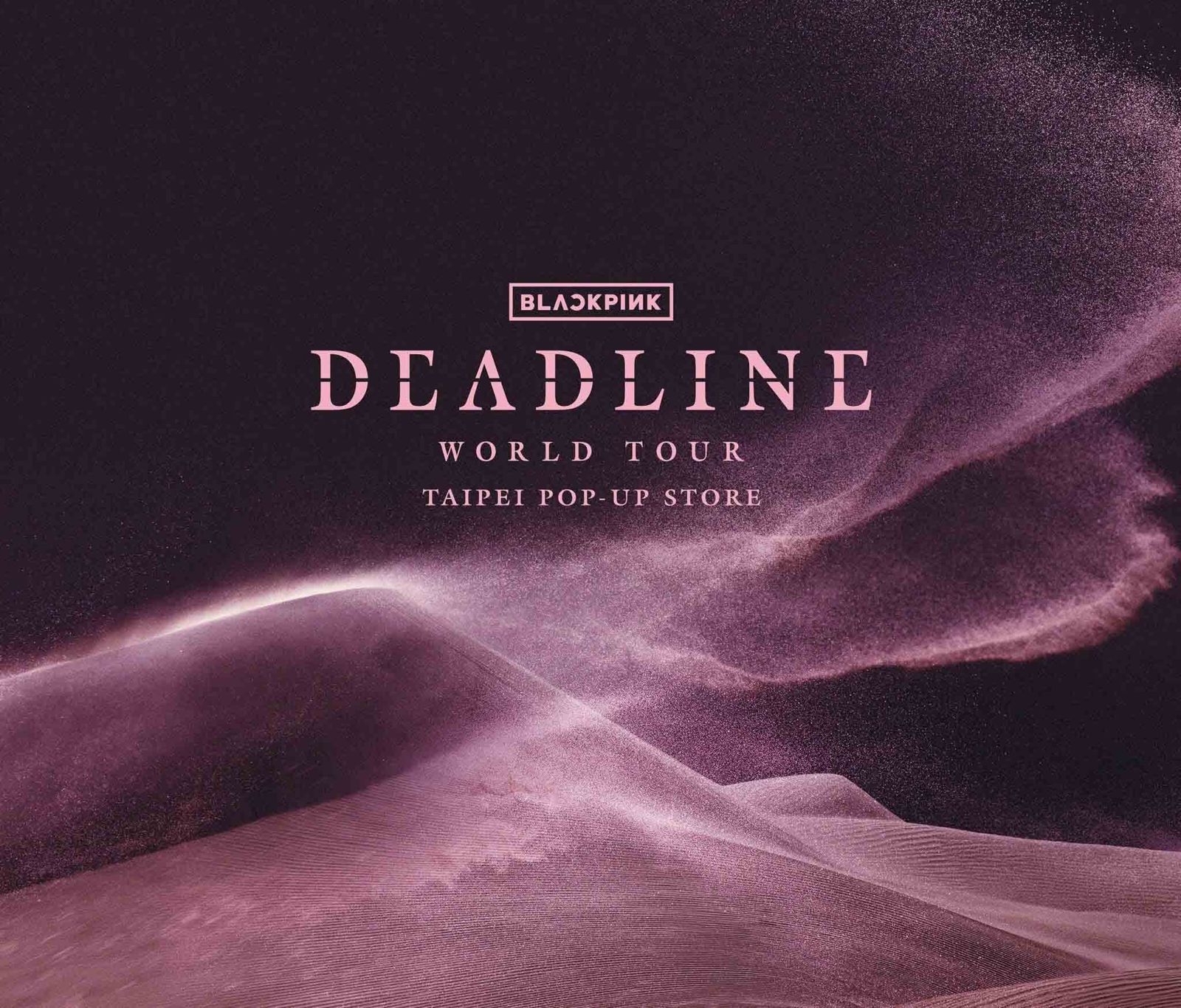 BLACKPINK的台北快閃店有台北專屬禮。Live Nation Taiwan提供