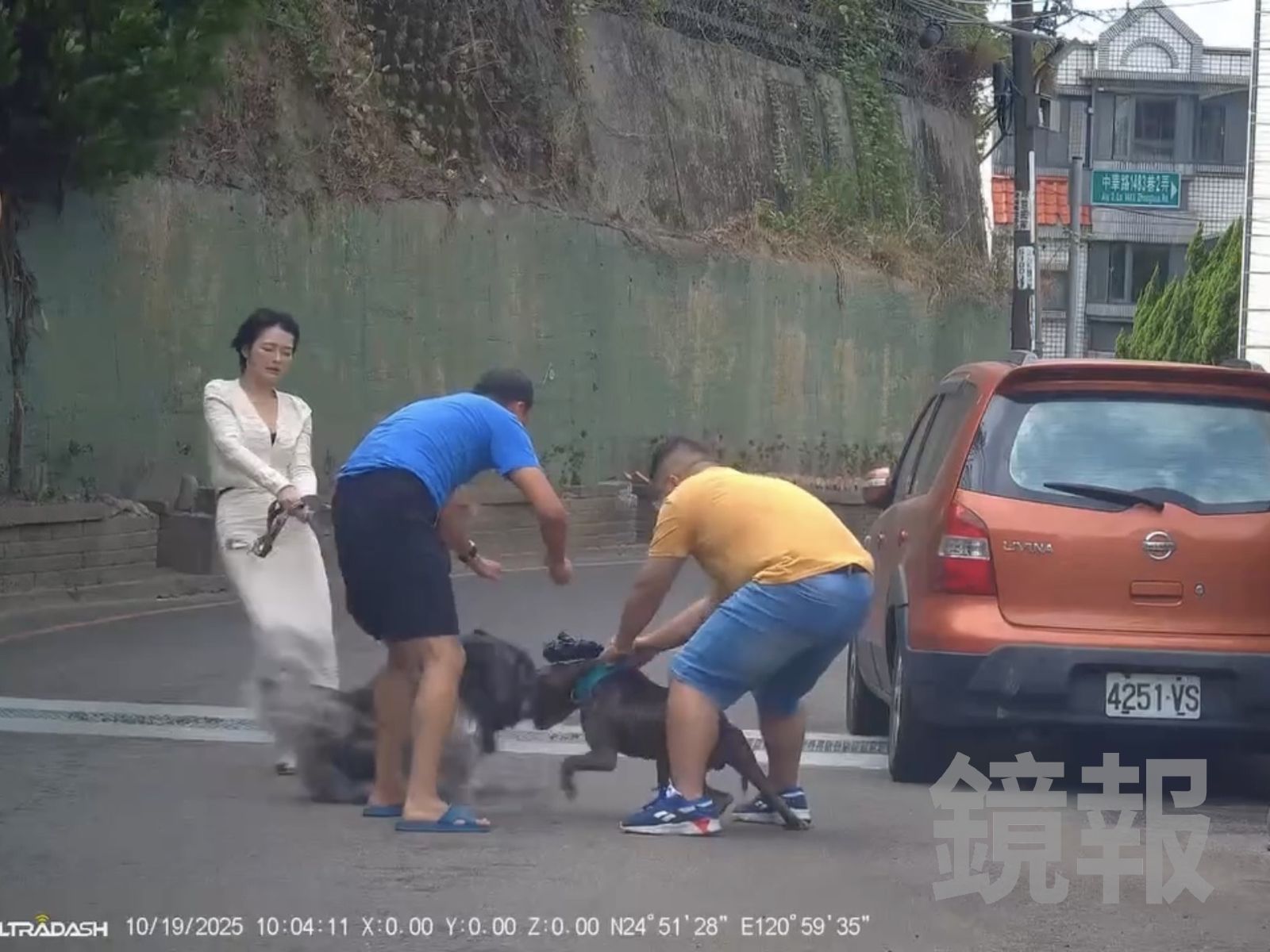 又爆比特犬攻擊事件！竹北小模遛狗遭猛咬　愛犬脖子被撕開濺血