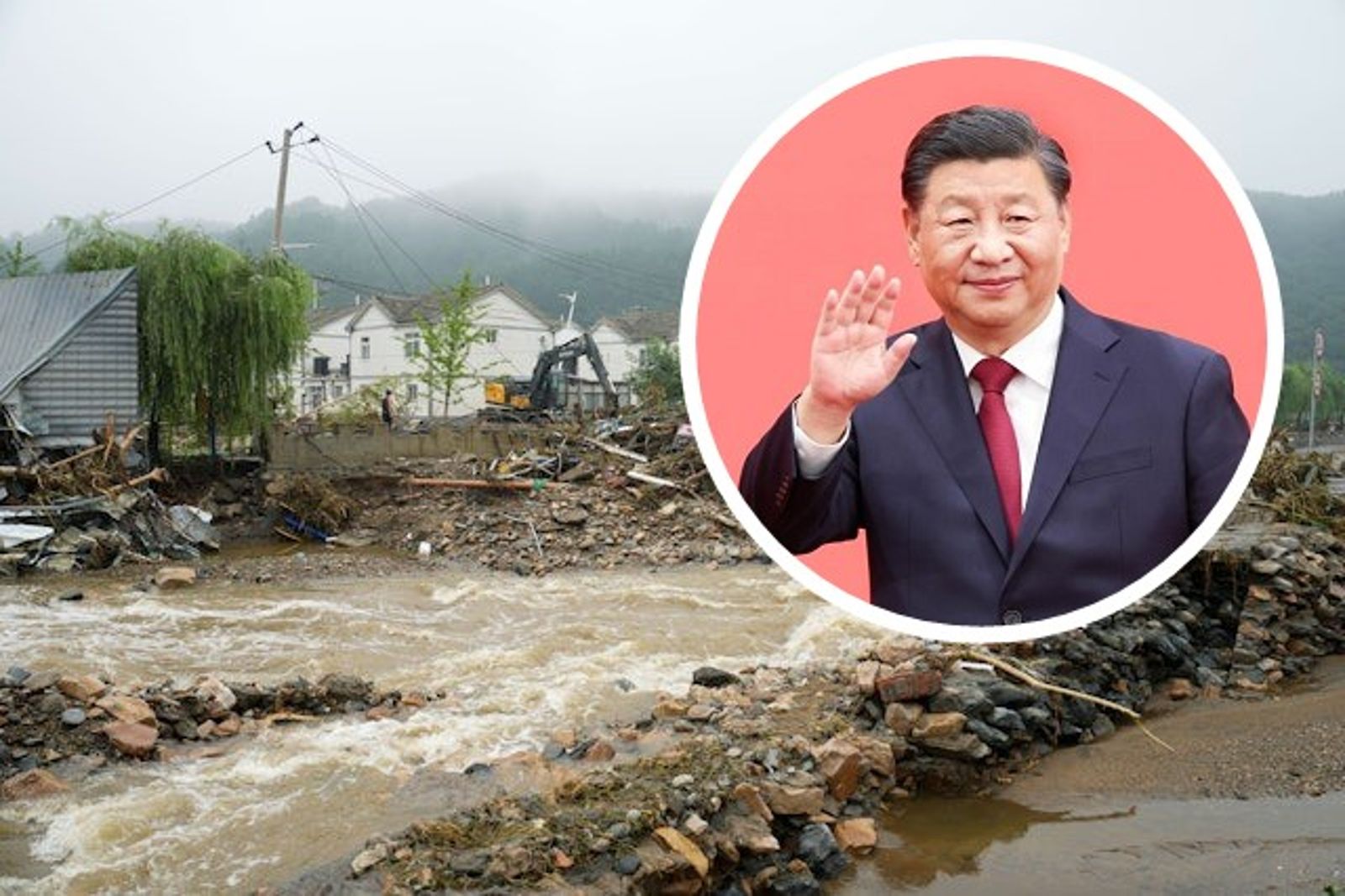 中國華北大洪水　逾30死、8萬人撤離！習近平說話了