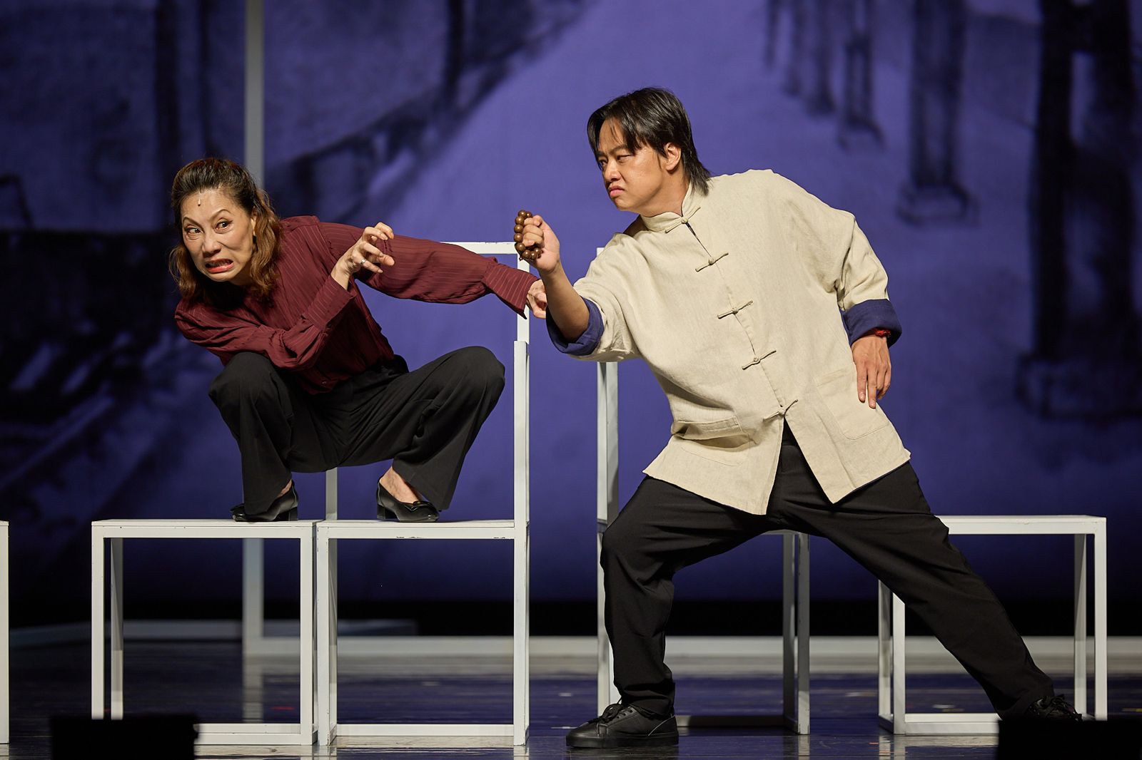 靈異經驗改編舞台劇《詭哭郎嚎》彩排　郎祖筠、賴銘偉心繫花蓮災情