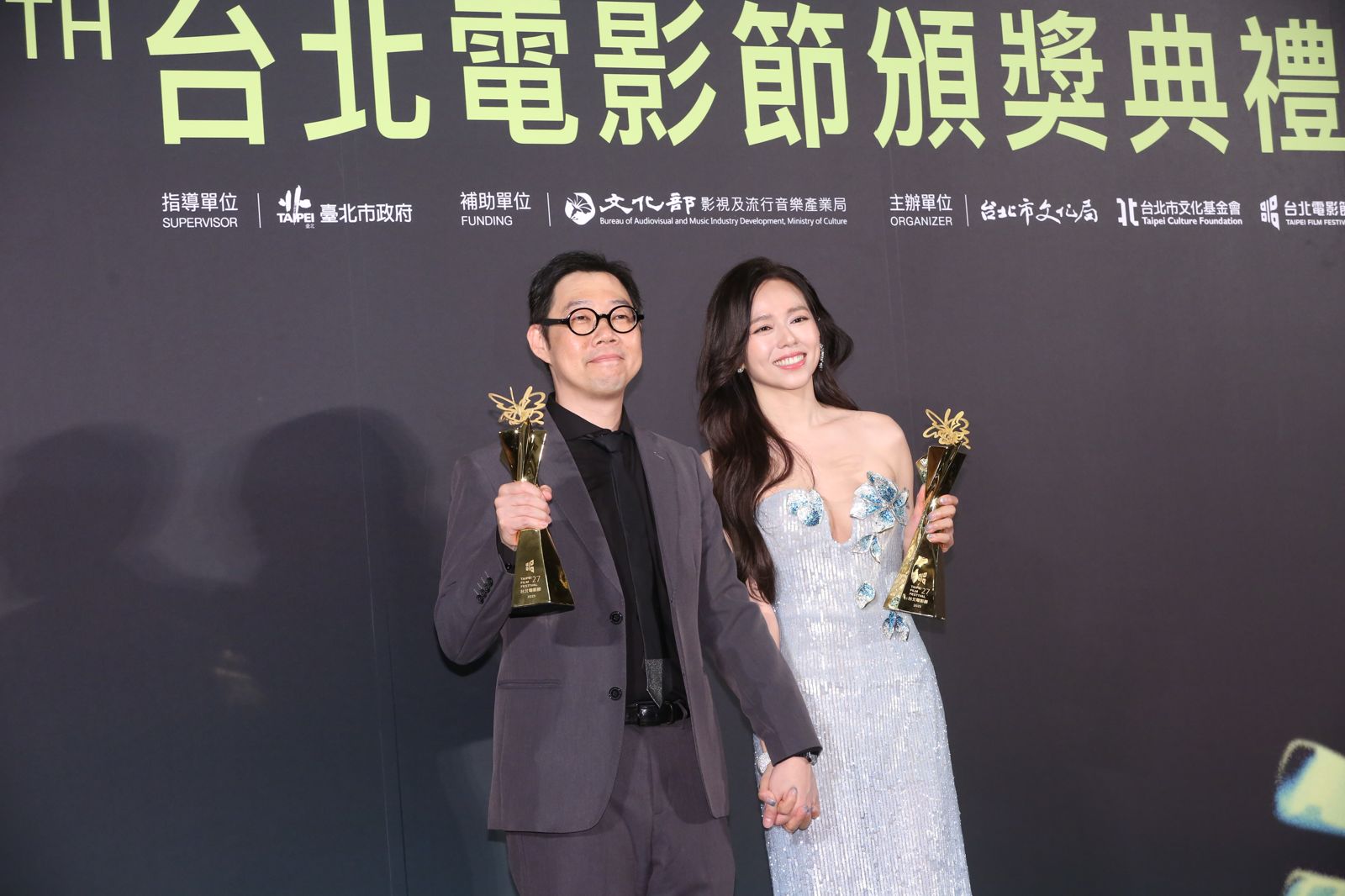 2025台北電影節／夏于喬頒獎給老公哭了！林書宇奪「最佳編劇」放閃：謝謝我的愛人