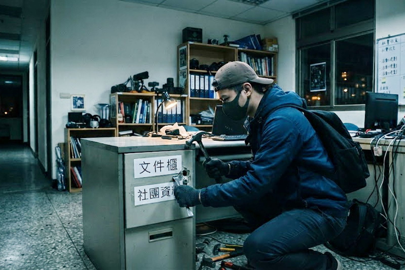 鐵鎚大盜專偷校園社辦!他狂掃中部3所國立大學 8度犯案判刑出爐