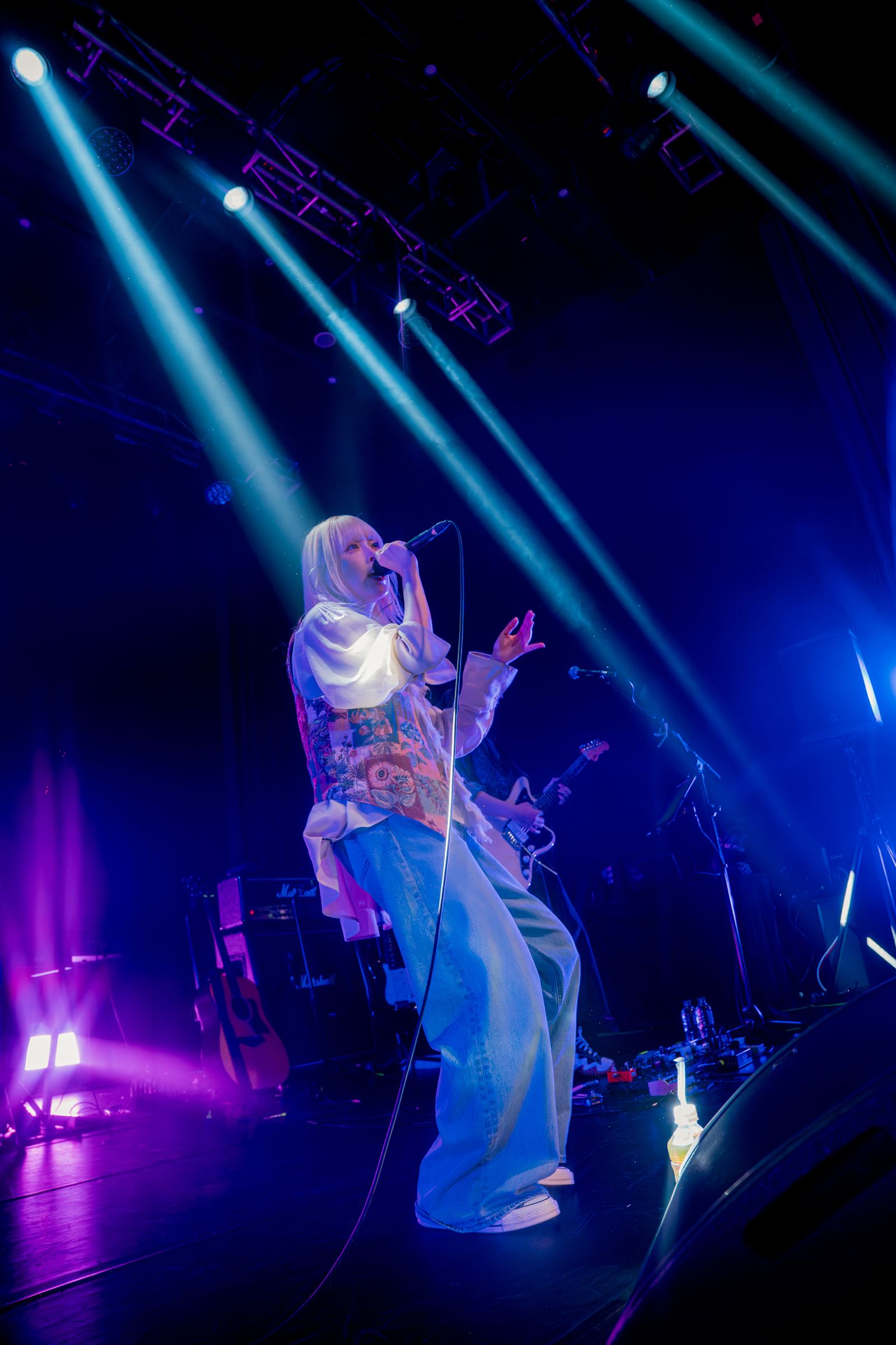 藤川千愛來台有去逛夜市。大鴻藝術BIG ART提供