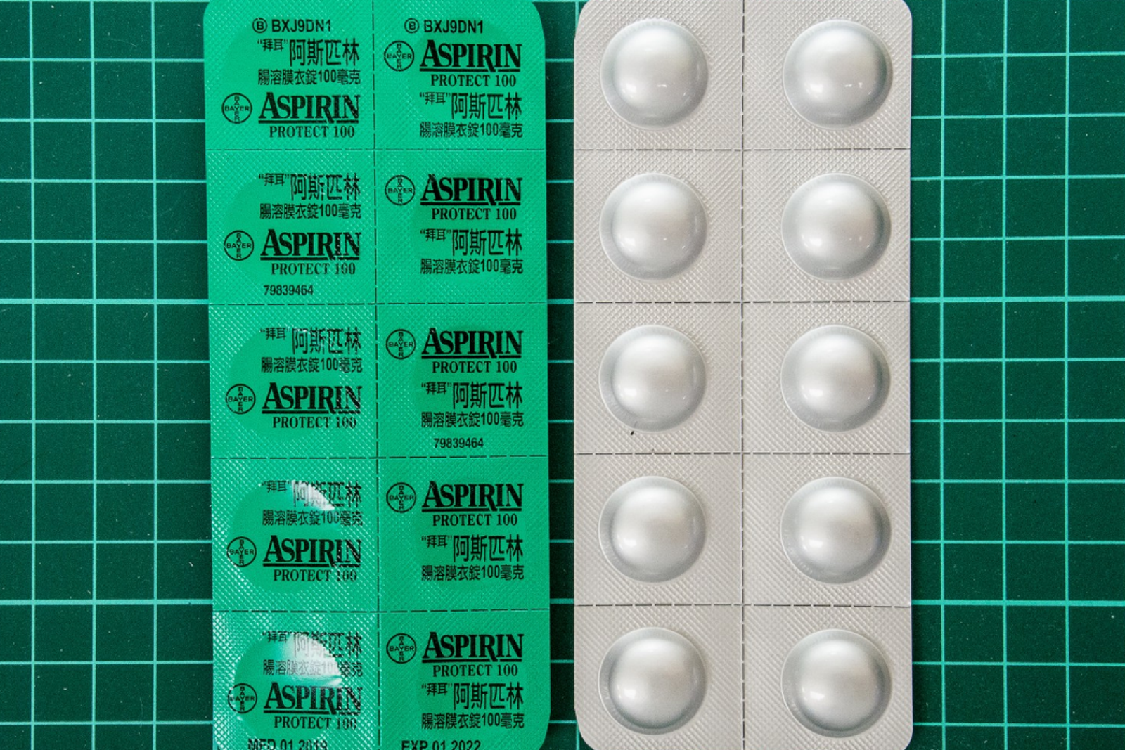 拜耳因「國內外製造廠生產成本持續上升」,拜耳阿斯匹林腸溶膜衣錠100毫克等共3項藥品停止由國外進口。圖/翻攝自三軍總醫院