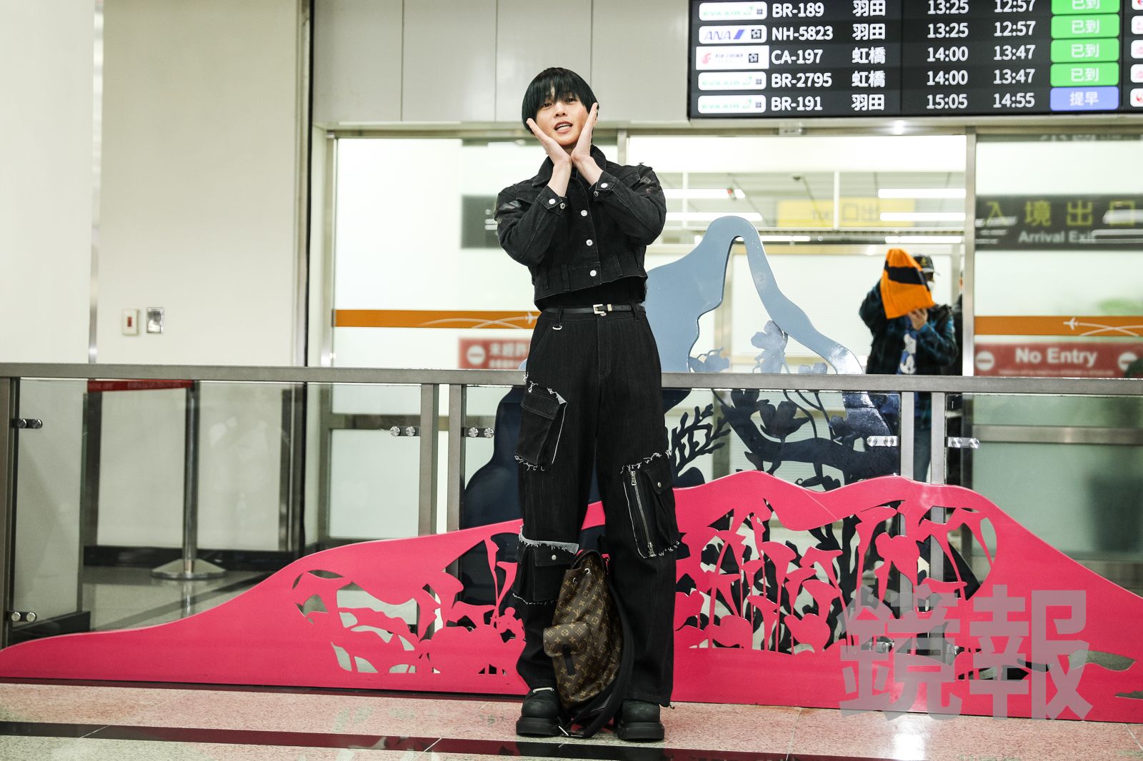 八木勇征展現「國寶級美男」的神顏。鄒保祥攝