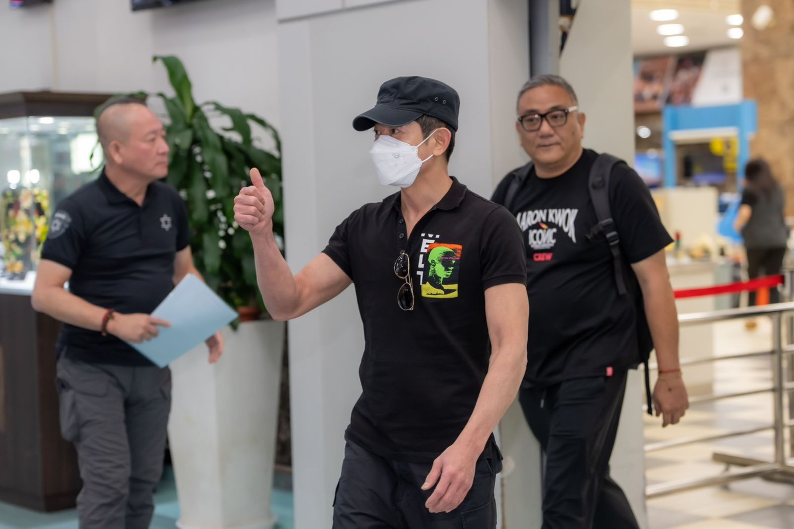 郭富城6日飛抵高雄為演唱會準備。iMe TW提供