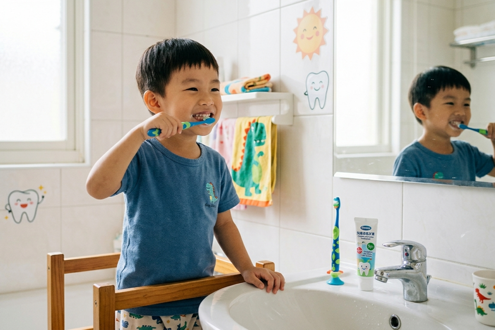 孩子牙齒塗氟防蛀會中毒？醫師打臉網路謠言，關鍵在於過量