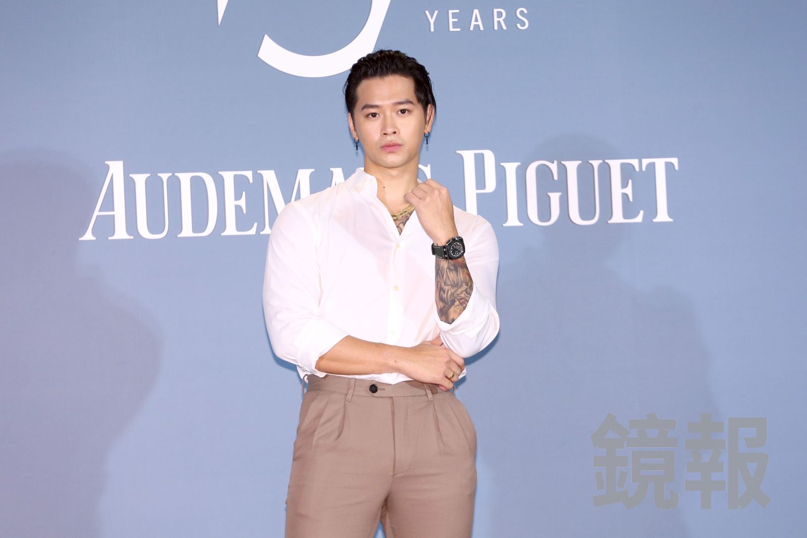 高爾宣透露最近忙著運動,明年已報了超鐵226。李鍾泉攝