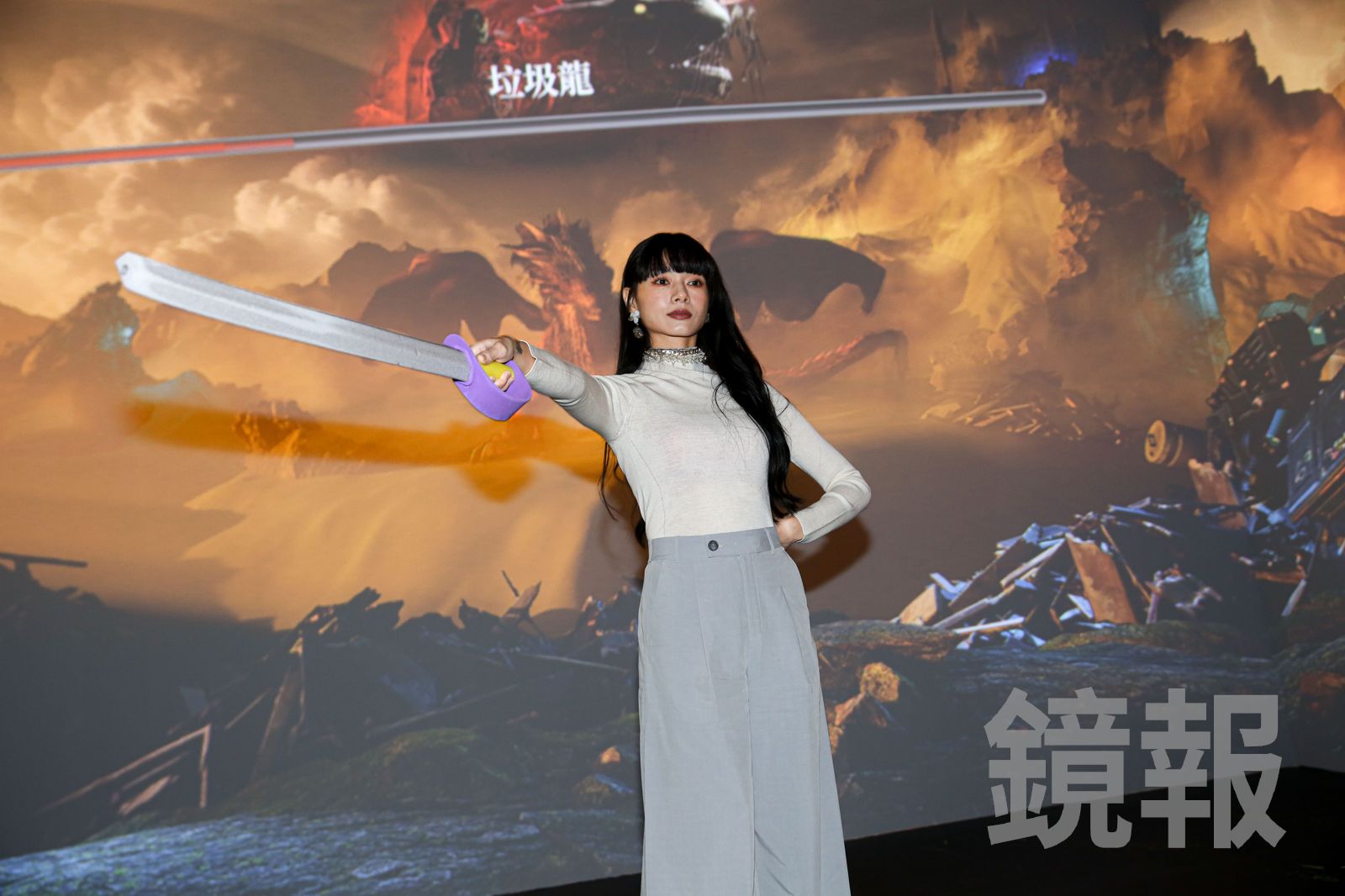 郭源元出席「愛麗絲拯救仙境:沉浸之旅-台北站」記者會。李鍾泉攝