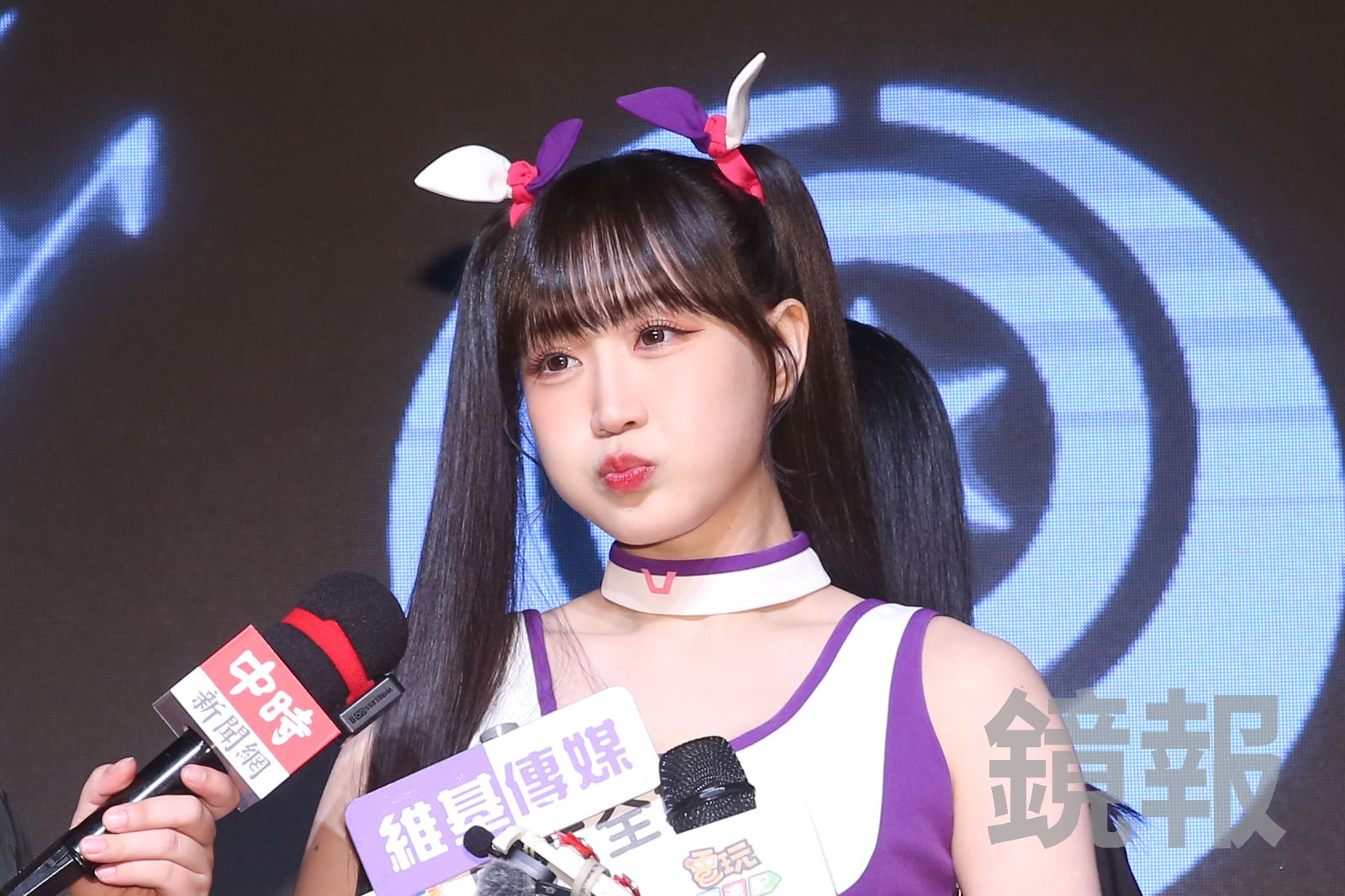 邊荷律接受訪問。李鍾泉拍攝