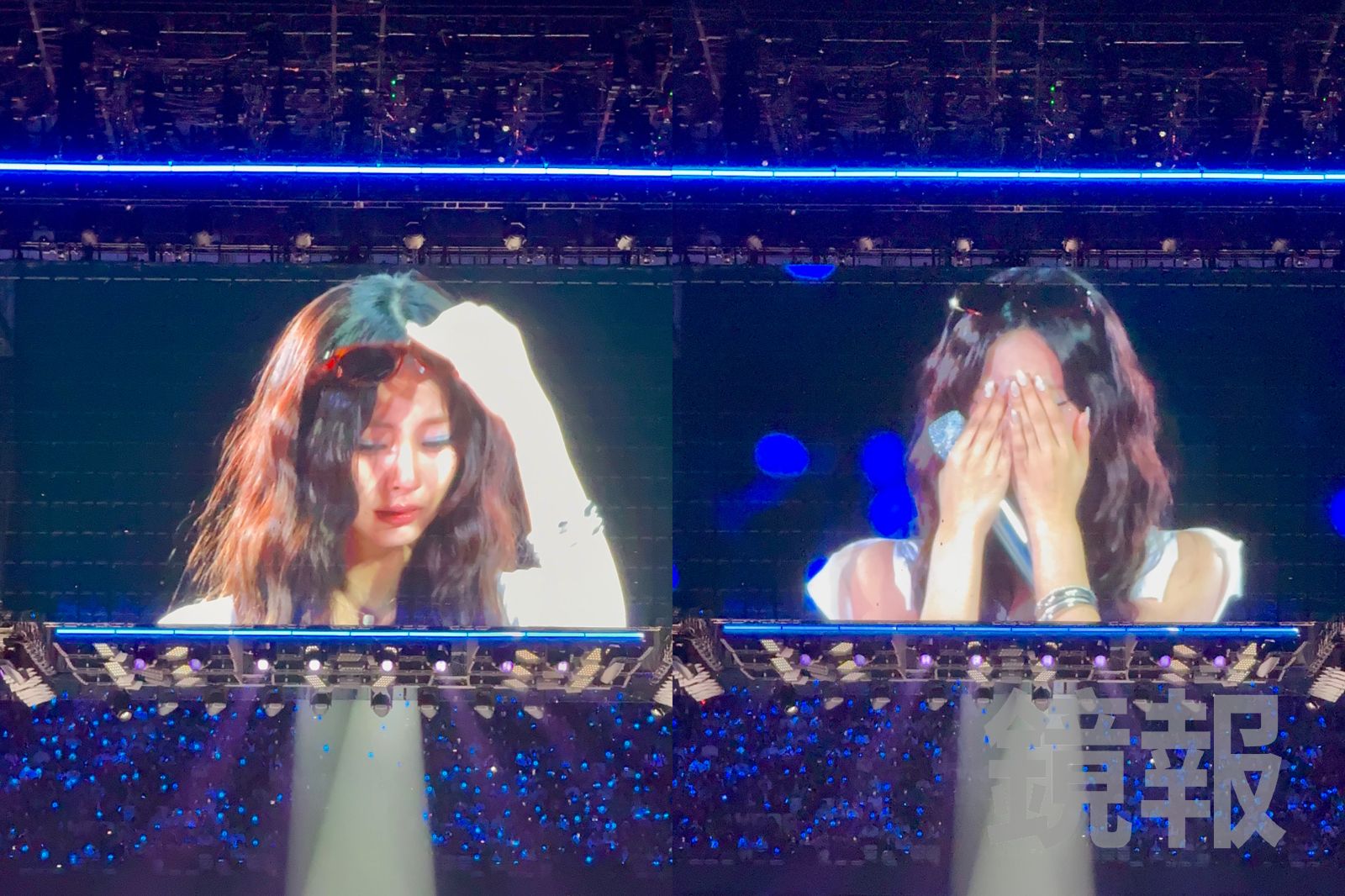 子瑜安可掩面爆哭！卡升降台拿不到面紙　無奈喊「放我下去」4萬人又哭又笑