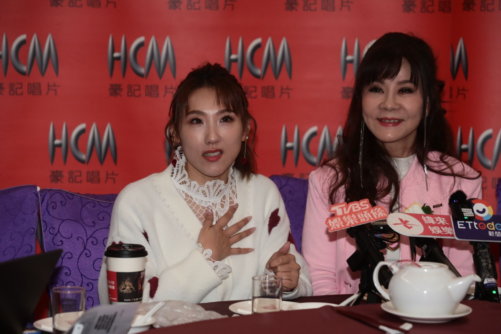 謝金晶3日出席活動自爆胸部冒腫塊。林煒凱攝