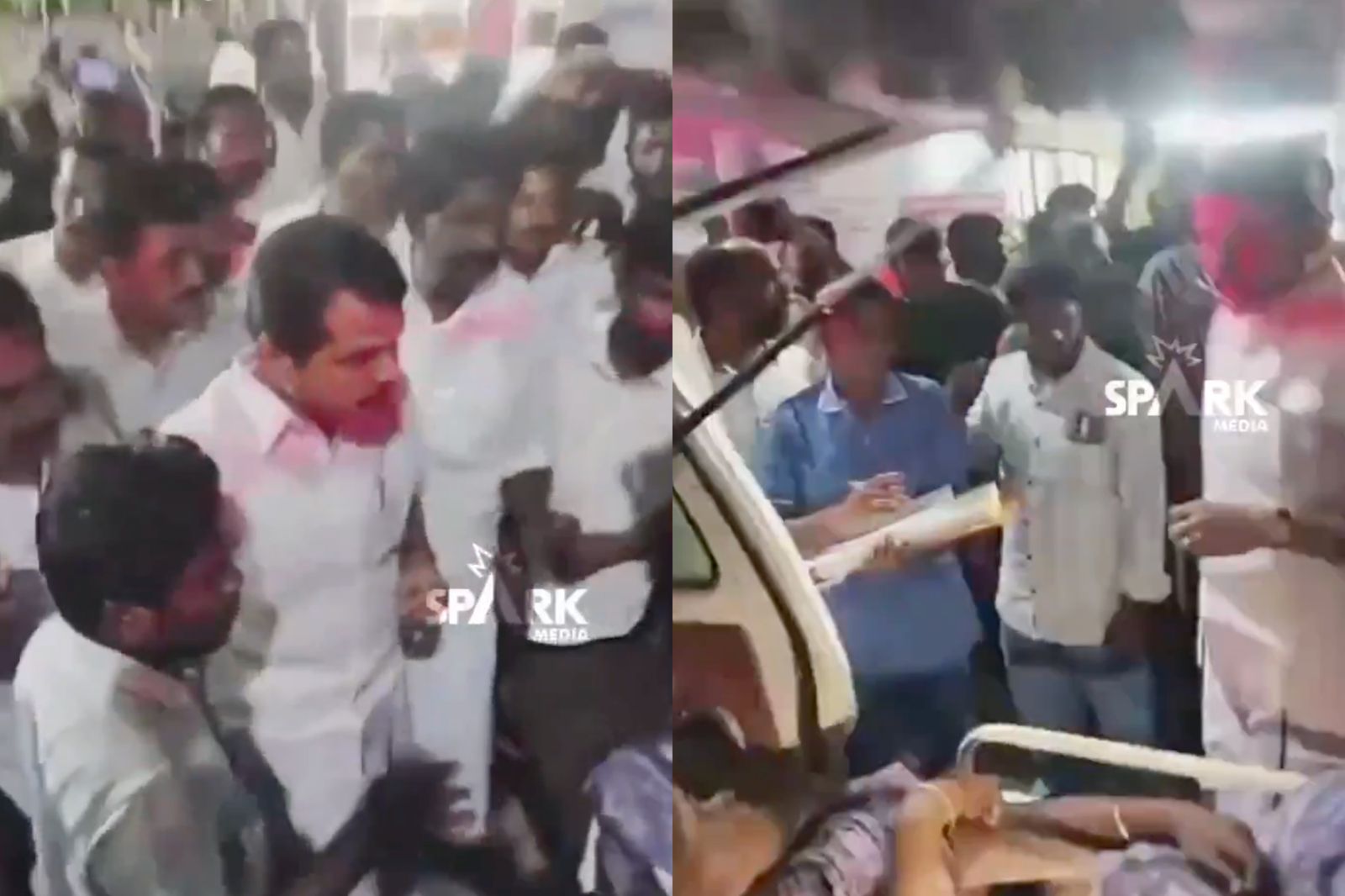 印度發生嚴重踩踏事件,多人受傷送醫急救。圖/翻攝自X@Mritunjayrocks