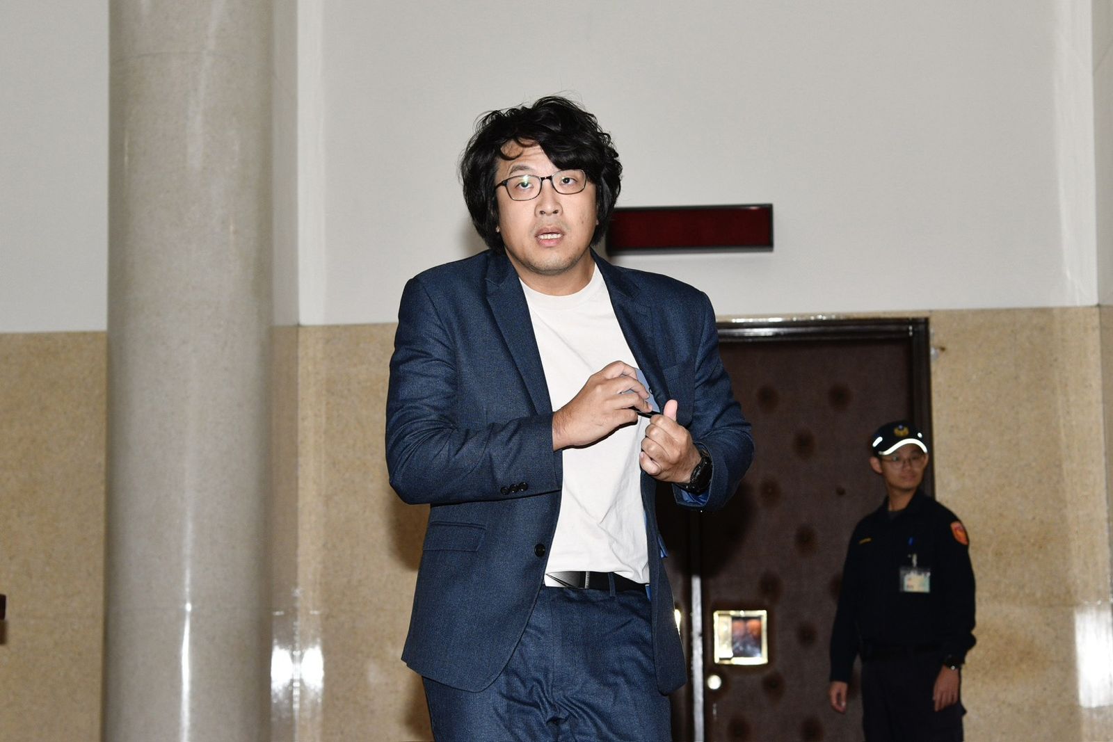 中國重慶公安立案偵查、全球通緝民進黨立委沈伯洋，意圖壓制尋求台灣獨立自主的力量。攝影李智為