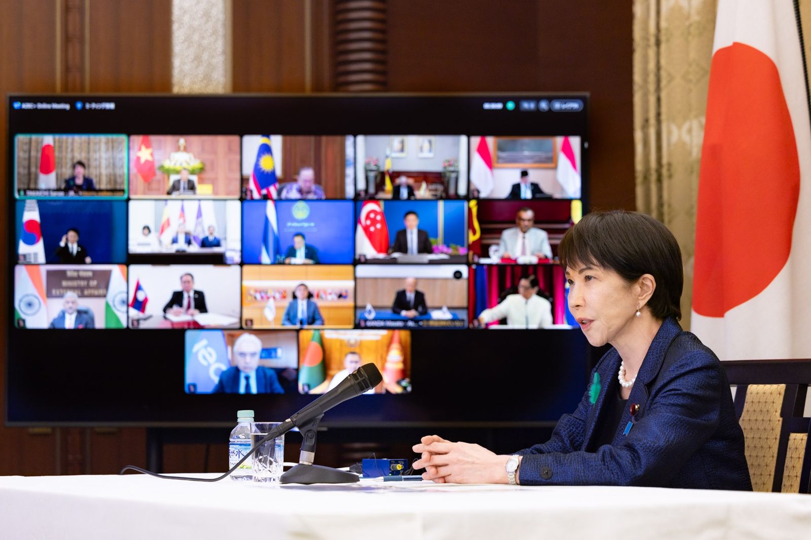 高市首相此時正加速推動日本區域角色的轉型。圖片取自首相官邸臉書