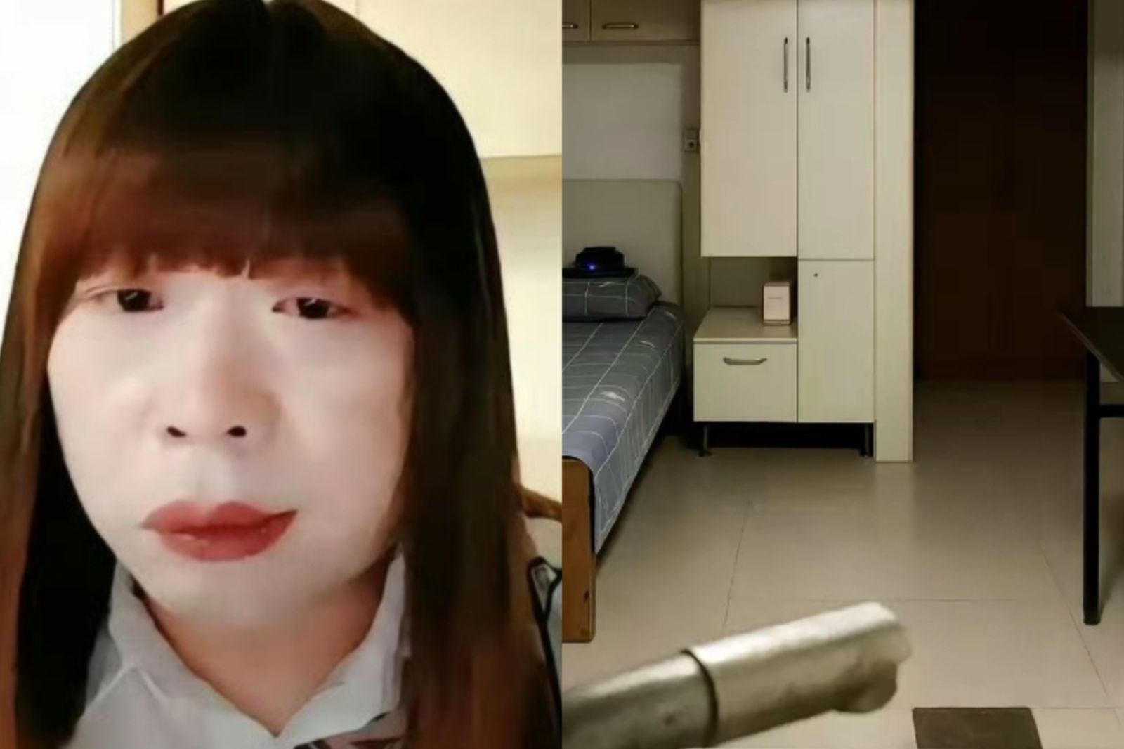 不講武德！台版「紅姐」假髮都沒戴　約砲男矇眼「發射」後驚見對象竟是平頭眼鏡男
