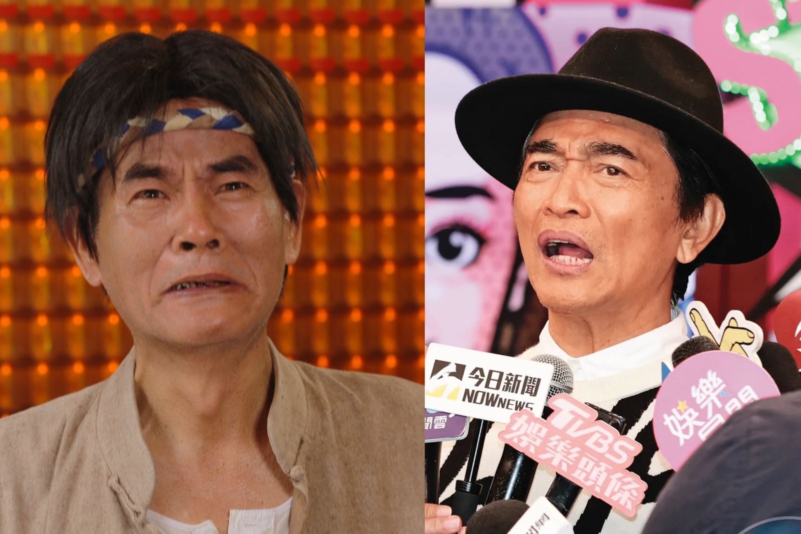 王豪在《戲說台灣》中回春演25歲，被指撞臉吳宗憲。三立提供、翻攝自鏡週刊