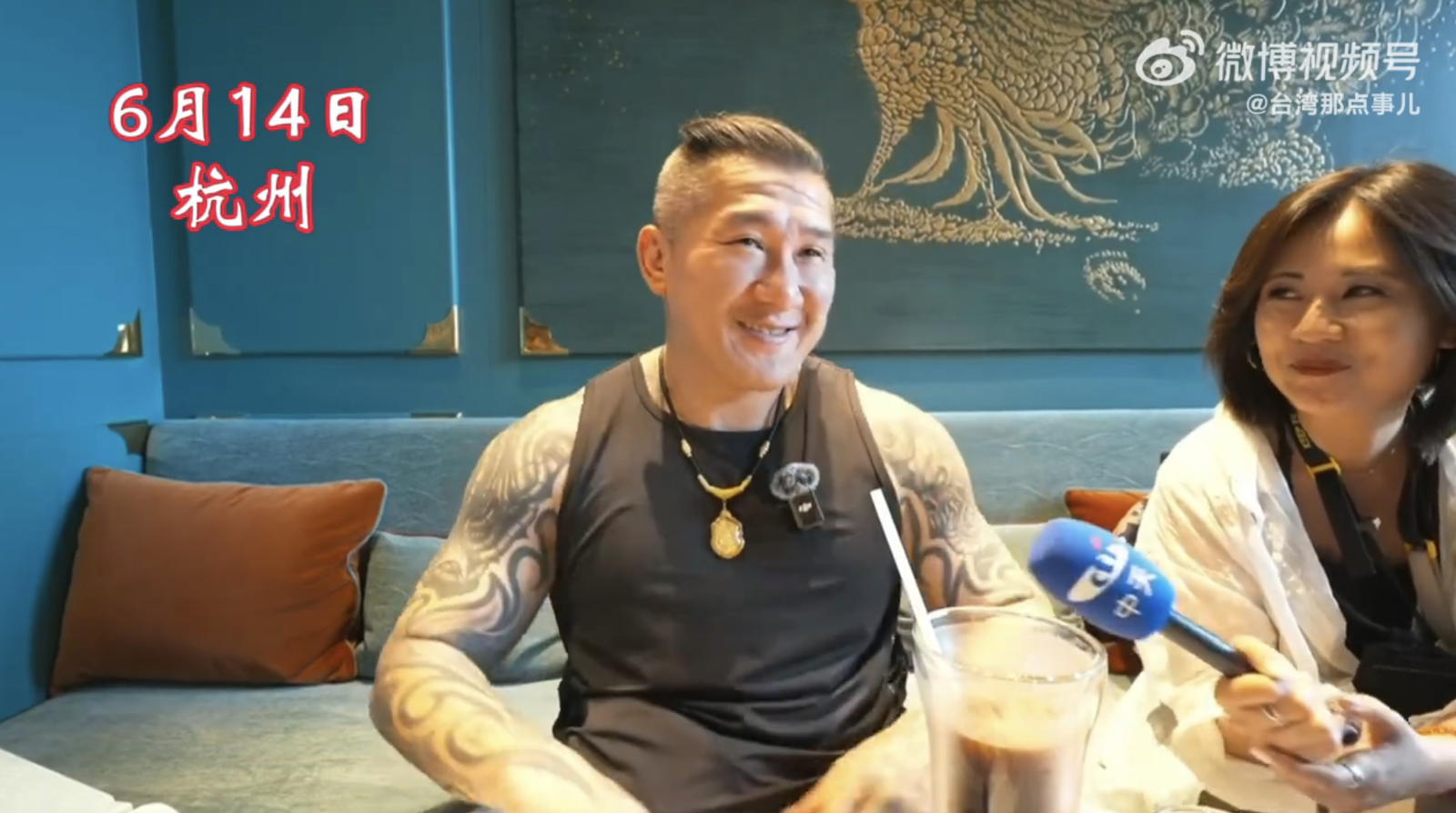 陳之漢說這趟旅程是滿分中的滿分。翻攝台灣那點事兒微博