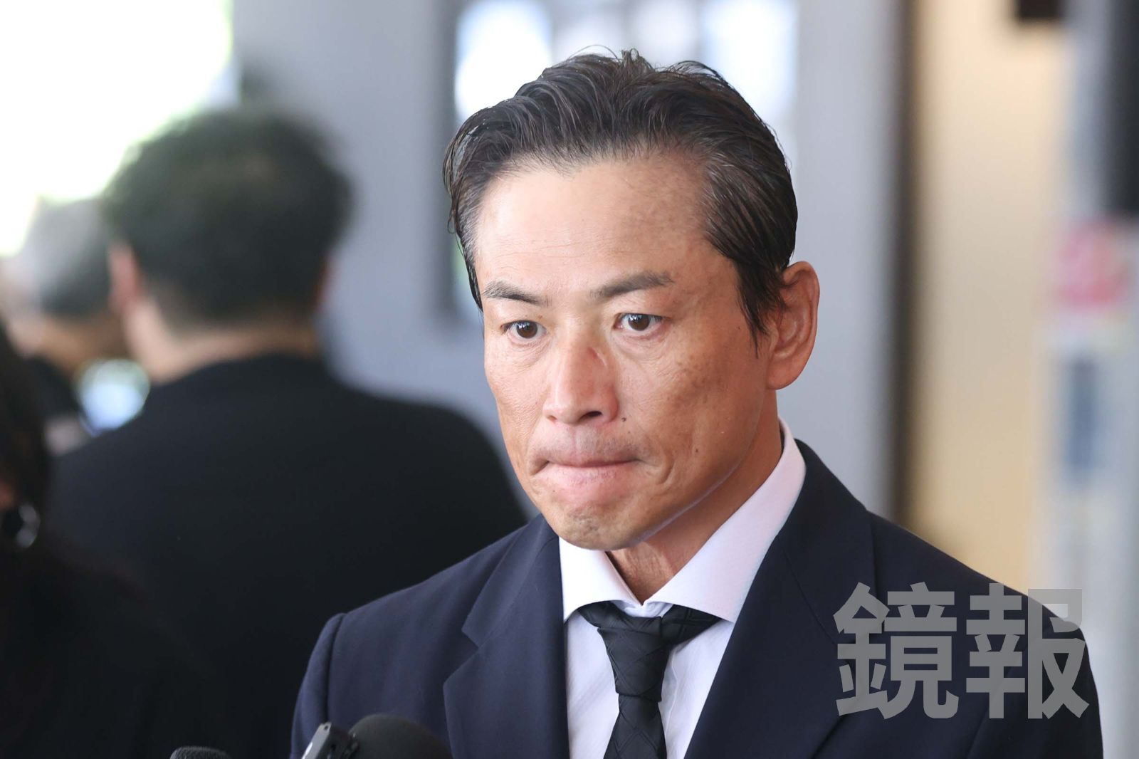 江宏恩表態立場。攝影劉耀勻