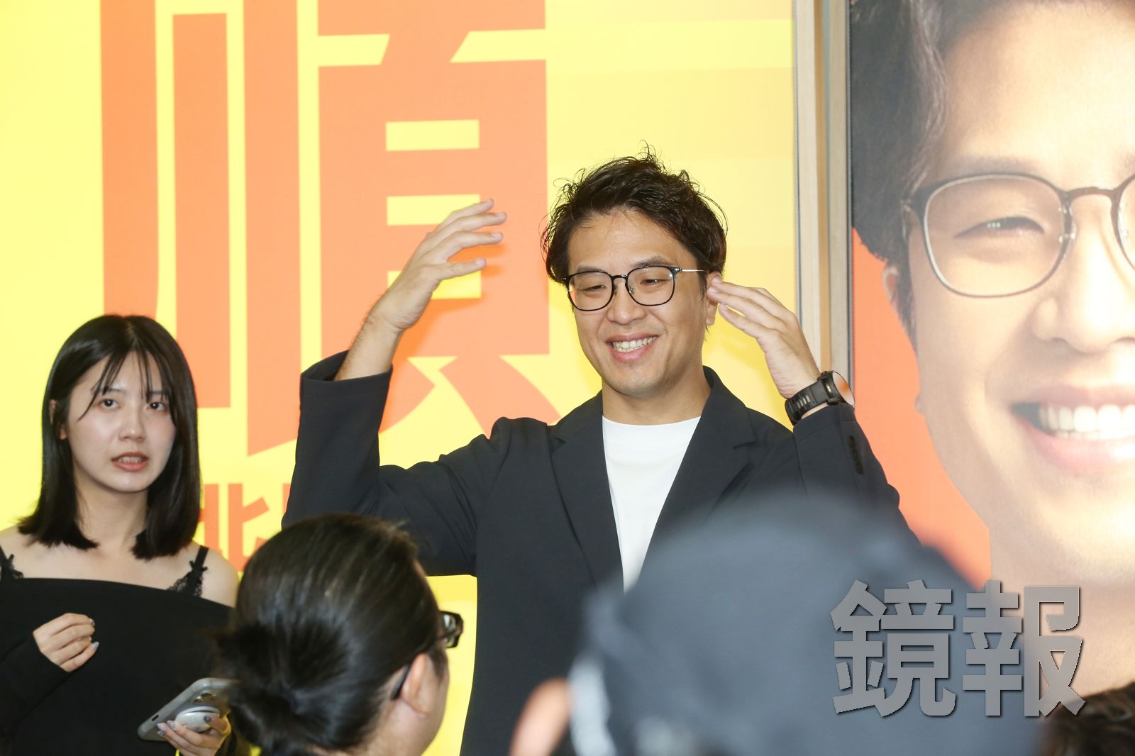 聯電創辦人曹興誠剖析民進黨台北市長候選人沈伯洋長年行走在「菩薩道」上。攝影董孟航