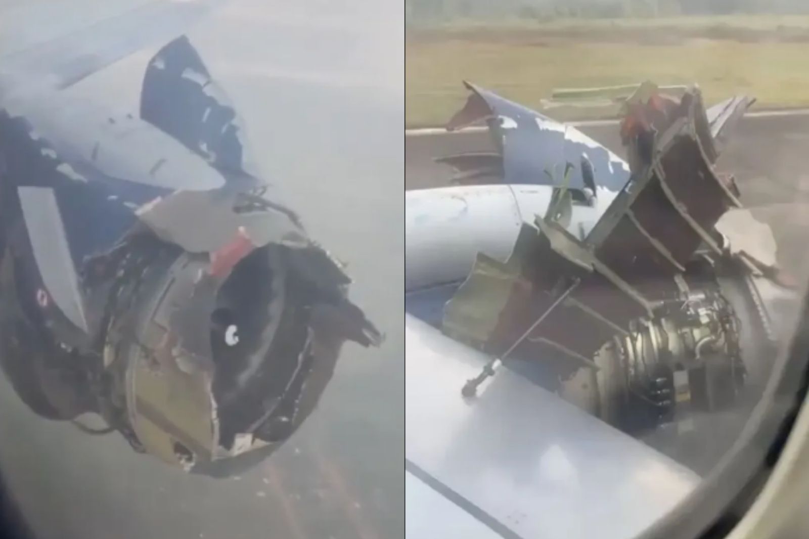 波音737引擎空中爆炸仍在飛！外殼碎成廢鐵　
