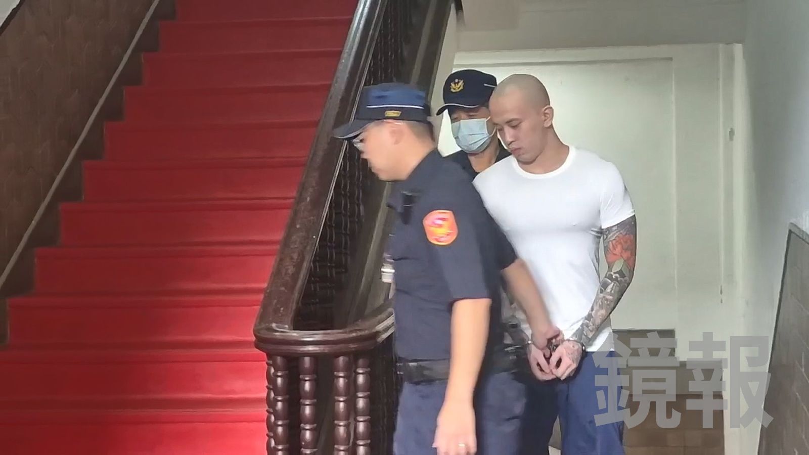 毒蟲黃國維撞死三重員警黃瑋震。鏡電視