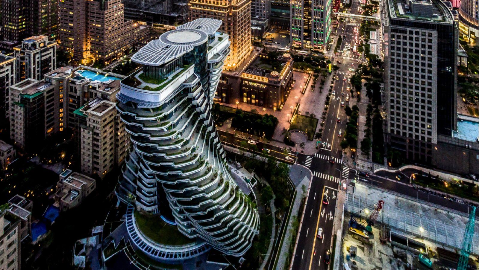 陶朱隱園全棟採用SD590高強度鋼材,延續建築壽命價值。翻攝中華工程官網