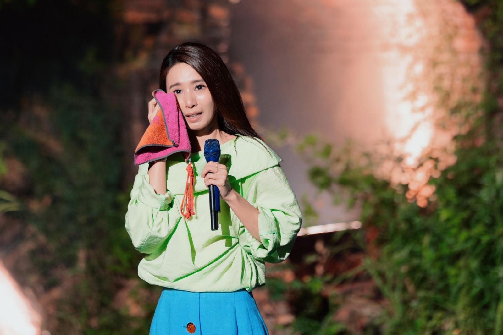 田馥甄暴哭情緒潰堤！一把鼻涕一把眼淚自嘲：唱得好爛