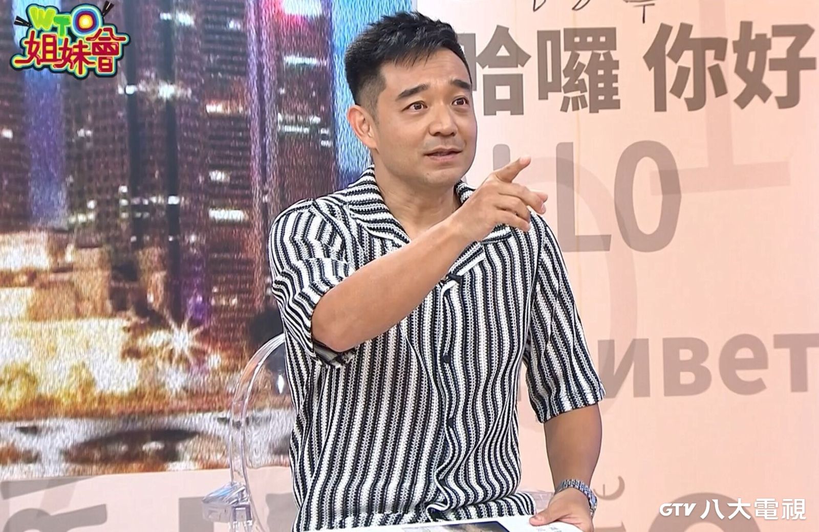 岑永康到紐西蘭與海獅近距離接觸的趣事。八大電視提供