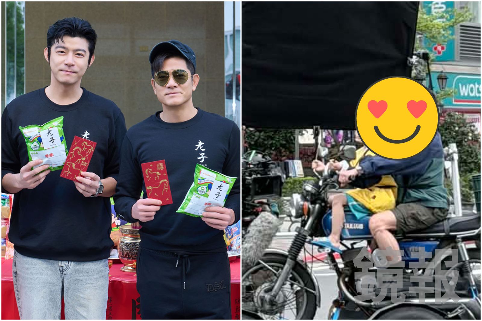 獨家直擊／郭富城來台拍新片！景美街頭穿短褲騎機車　與王柏傑老子、兒子分不清