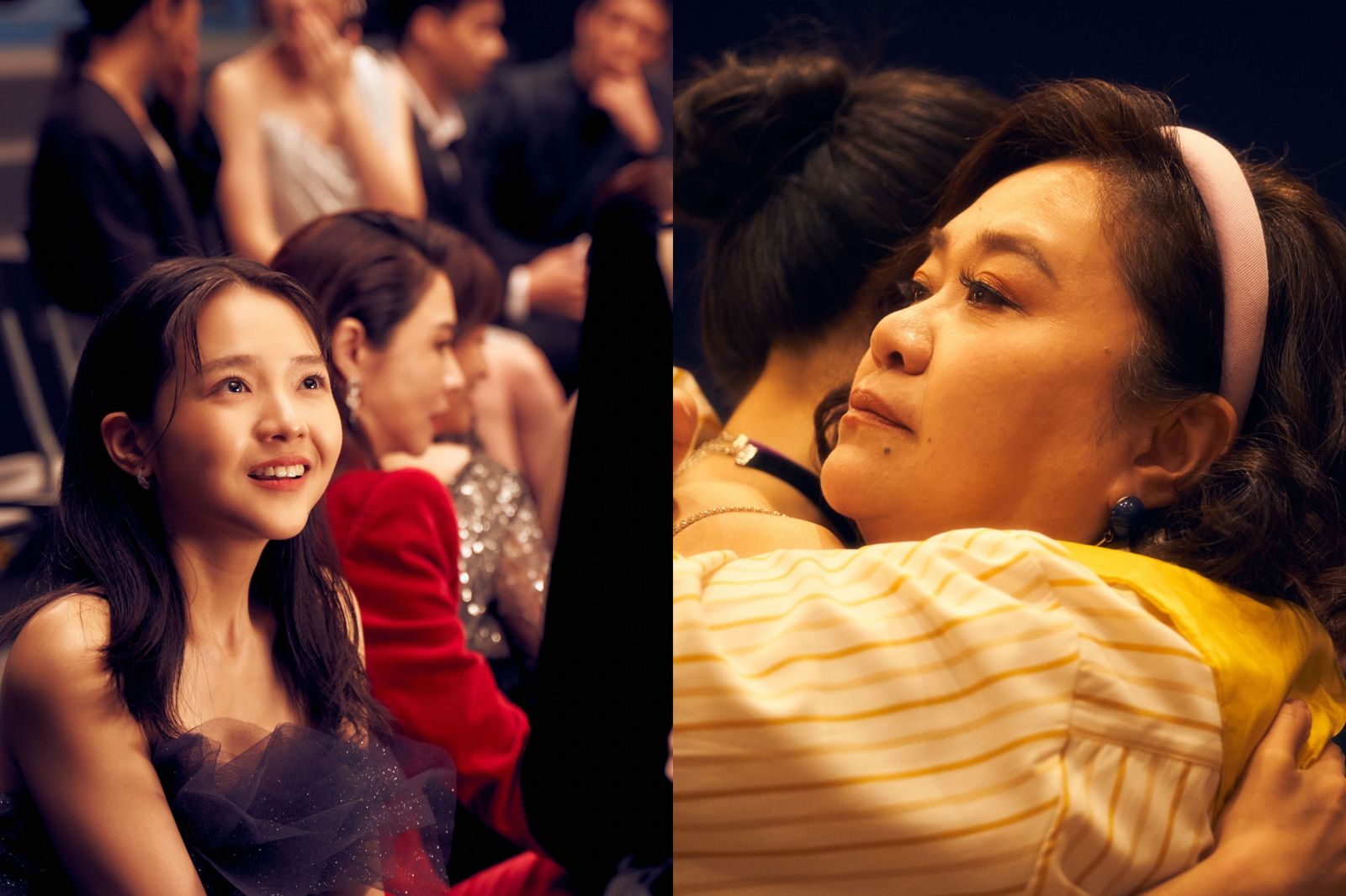 鍾欣凌（右）、林廷憶（左）分別入圍全球OTT大獎最佳女配角及新人獎。Netflix提供