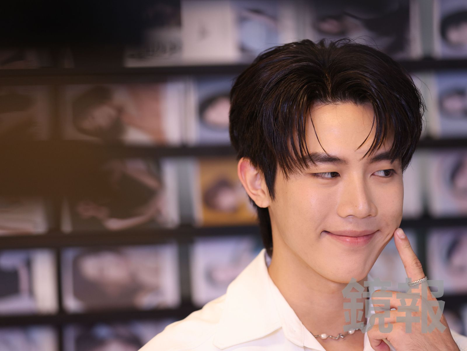 韓晨認為「笑得開心」是最困難的。劉耀匀拍攝