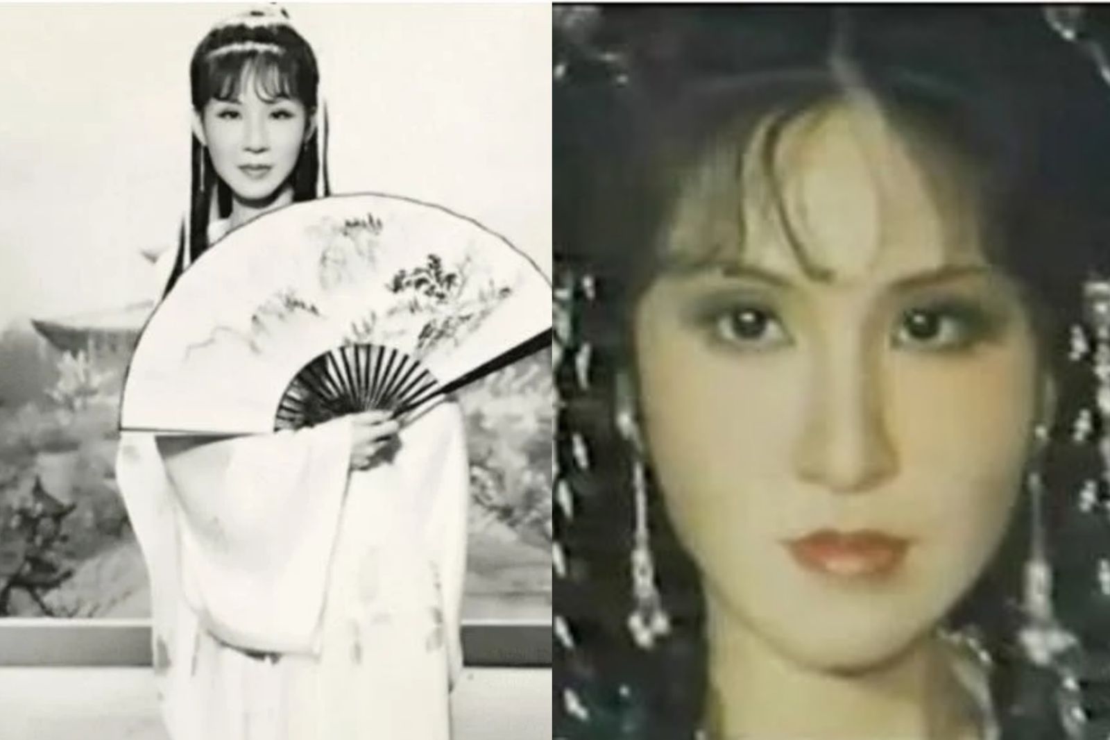 楊鈞鈞曾演出多部古龍小說改編劇,年輕樣貌頗清秀,被形容像港星吳君如。翻攝搜狐、每日頭條