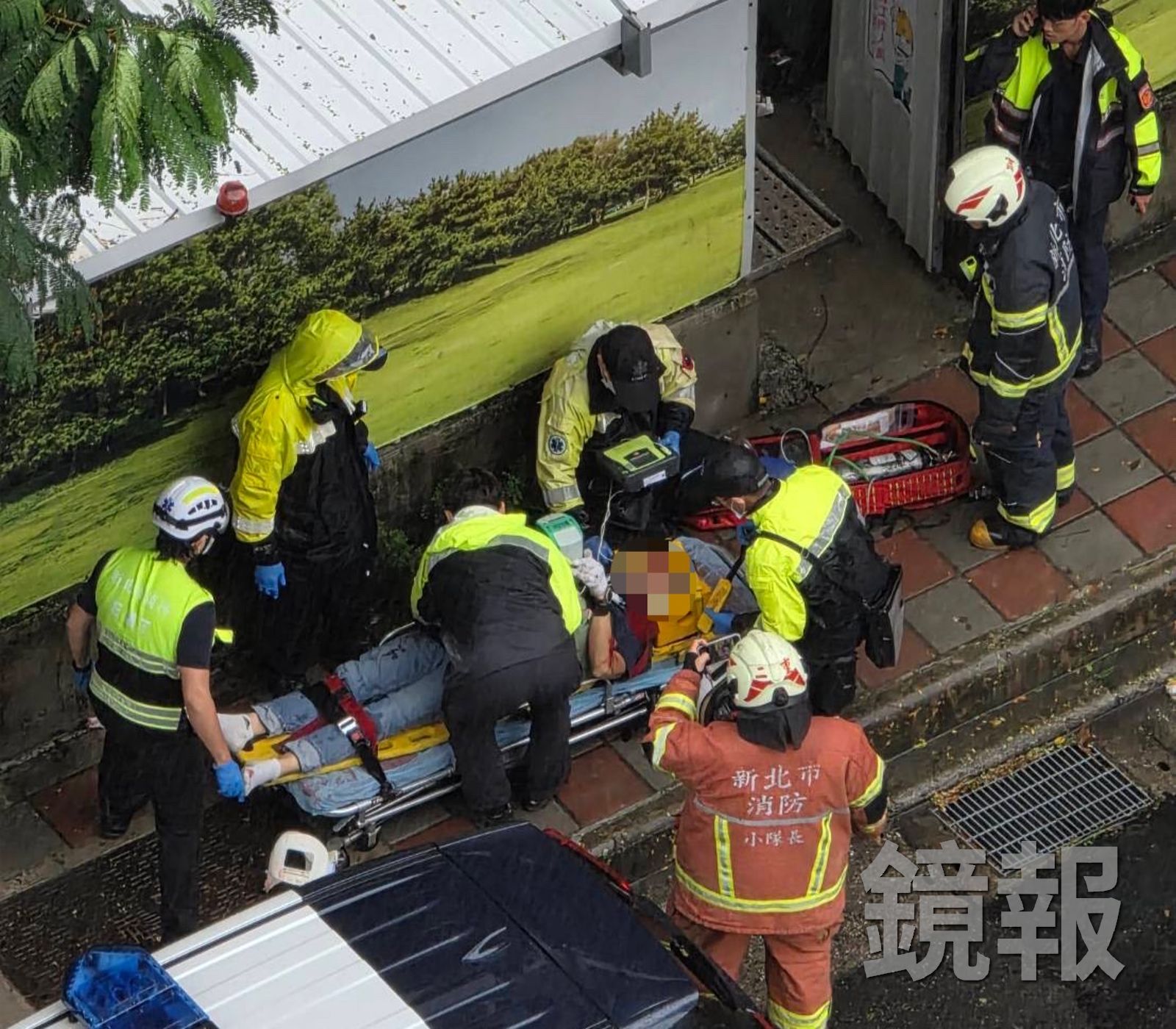 新莊工地電梯變「大怒神」！7樓直衝地面　2工人命危搶救中