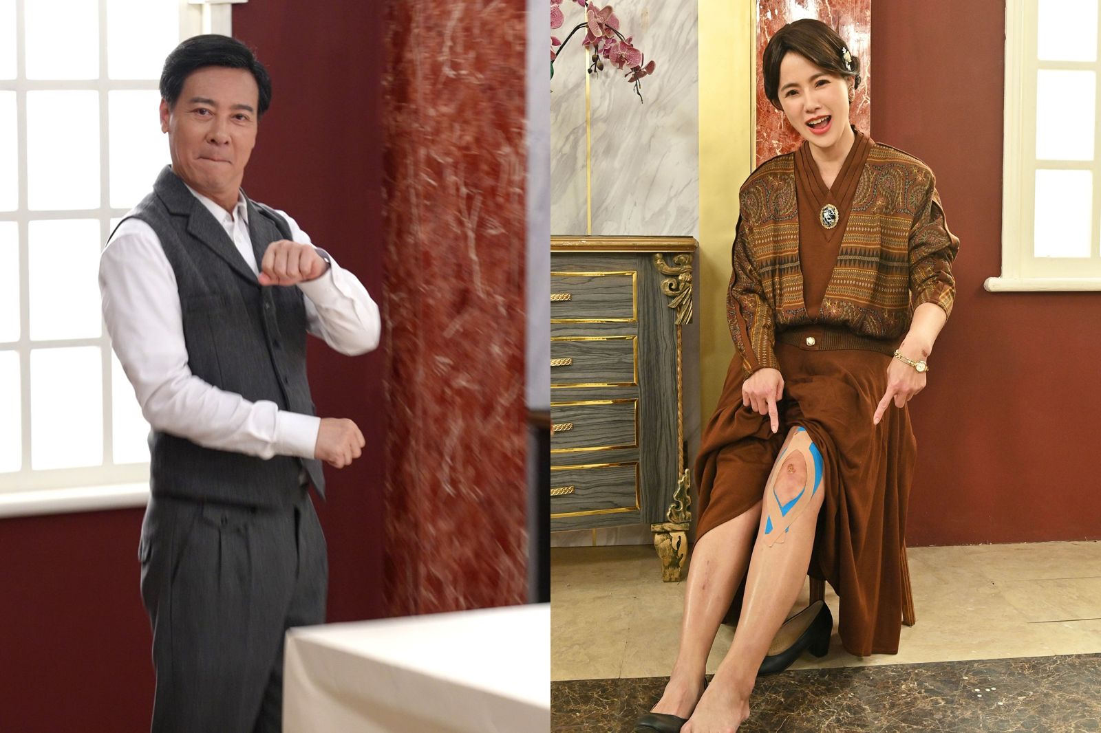 尹昭德西裝大賽不正經尬炸裂舞　黃瑄腳腫撐戲被博愛座伺候