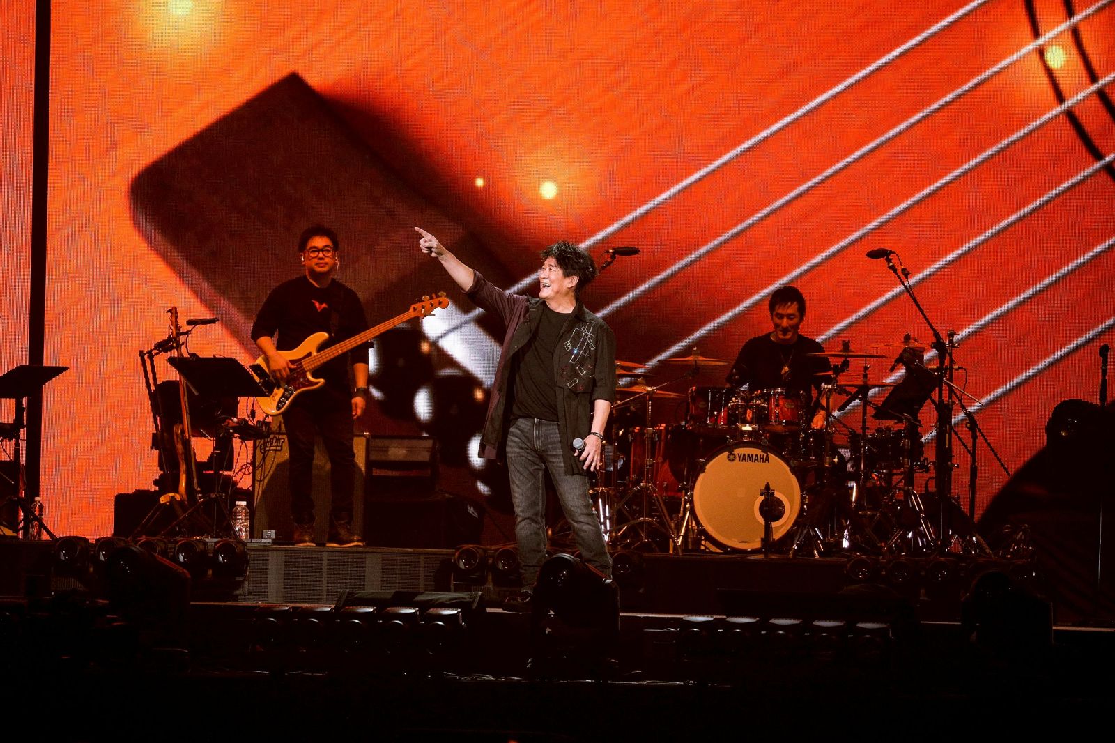 周華健20日在台北小巨蛋開唱。鄒保祥攝