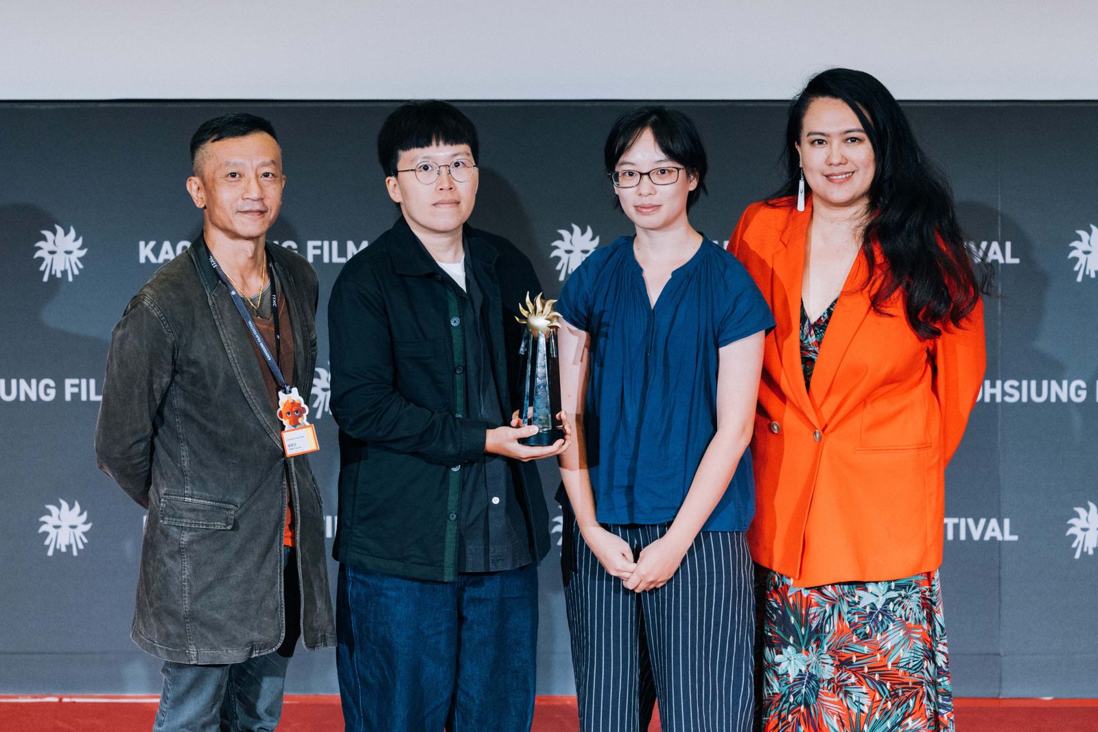 跳房子團隊獲肯定。高雄電影節提供