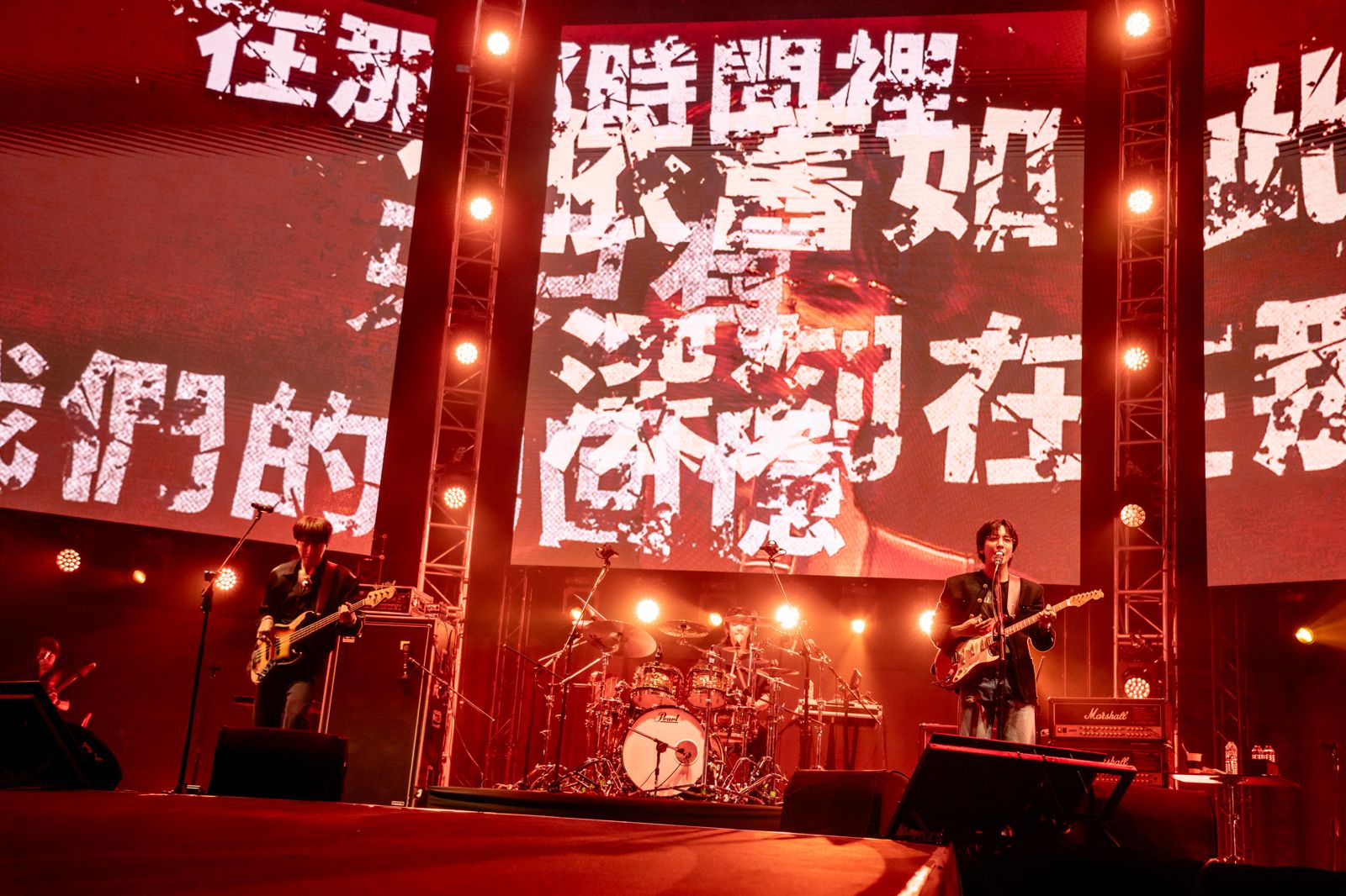 「2025 FNC BAND KINGDOM高雄站」首日登場CNBLUE搖滾壓軸。SHOWOFFICE 提供