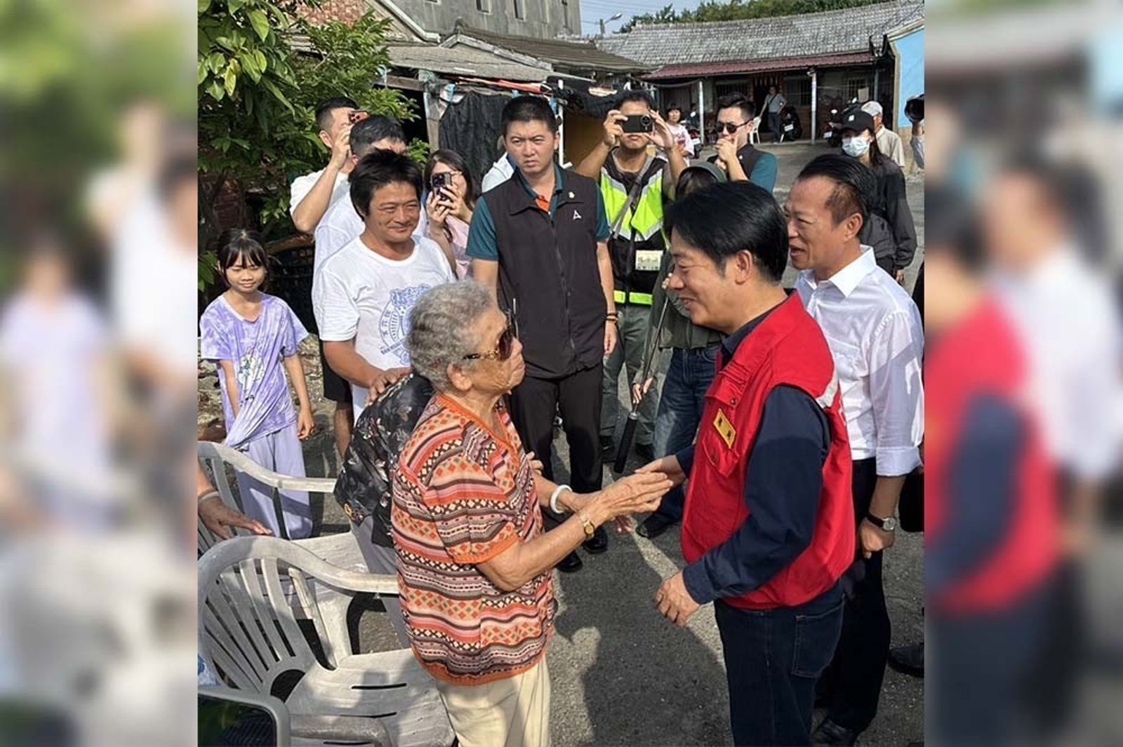 丹娜絲災後3個月拚重建　賴清德中秋前夕南下嘉義視察民宅修繕進度