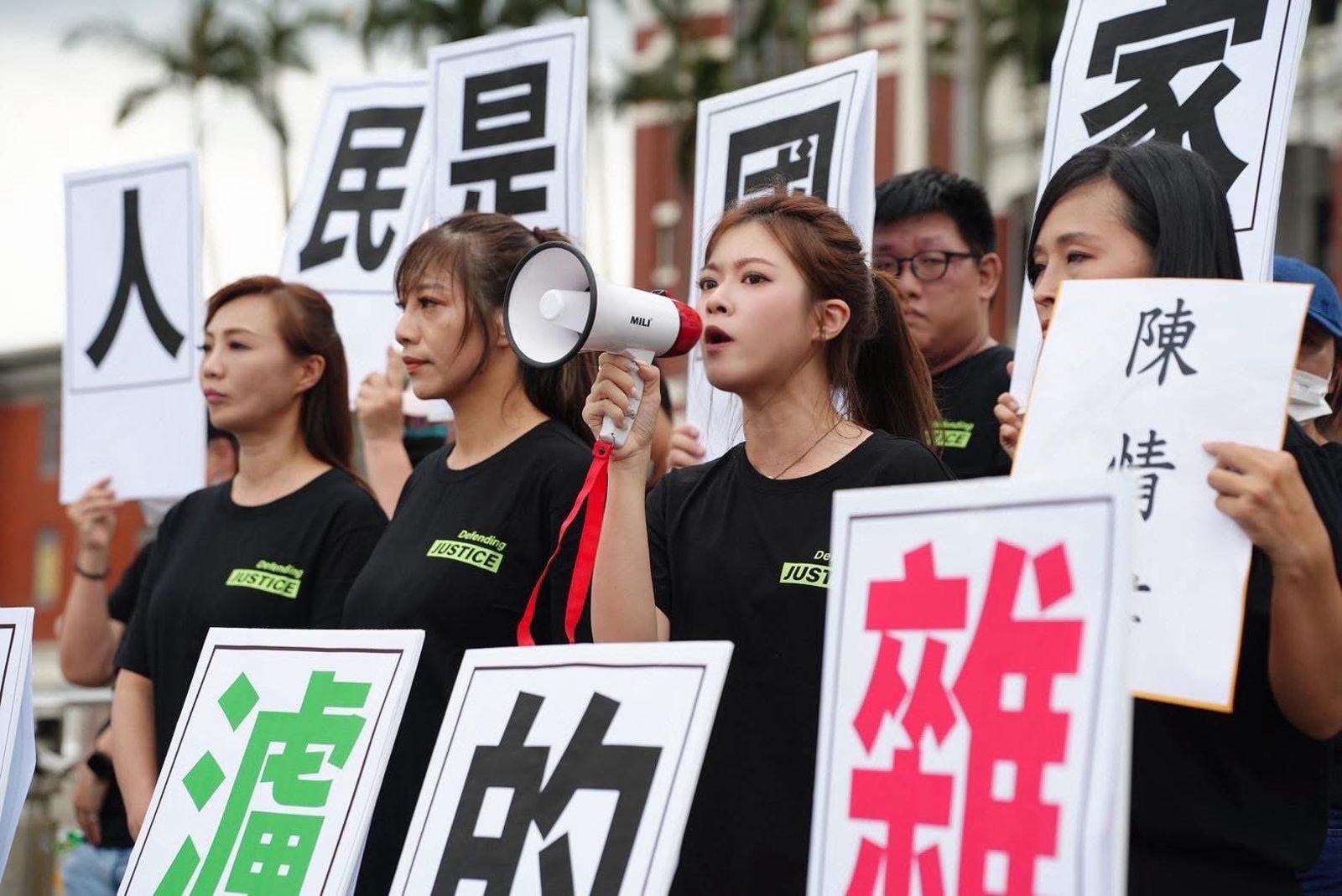 民眾黨4金釵今年6月率團赴總統府抗議「雜質說」,行動力與爆發力十足,獲得大批小草支持。