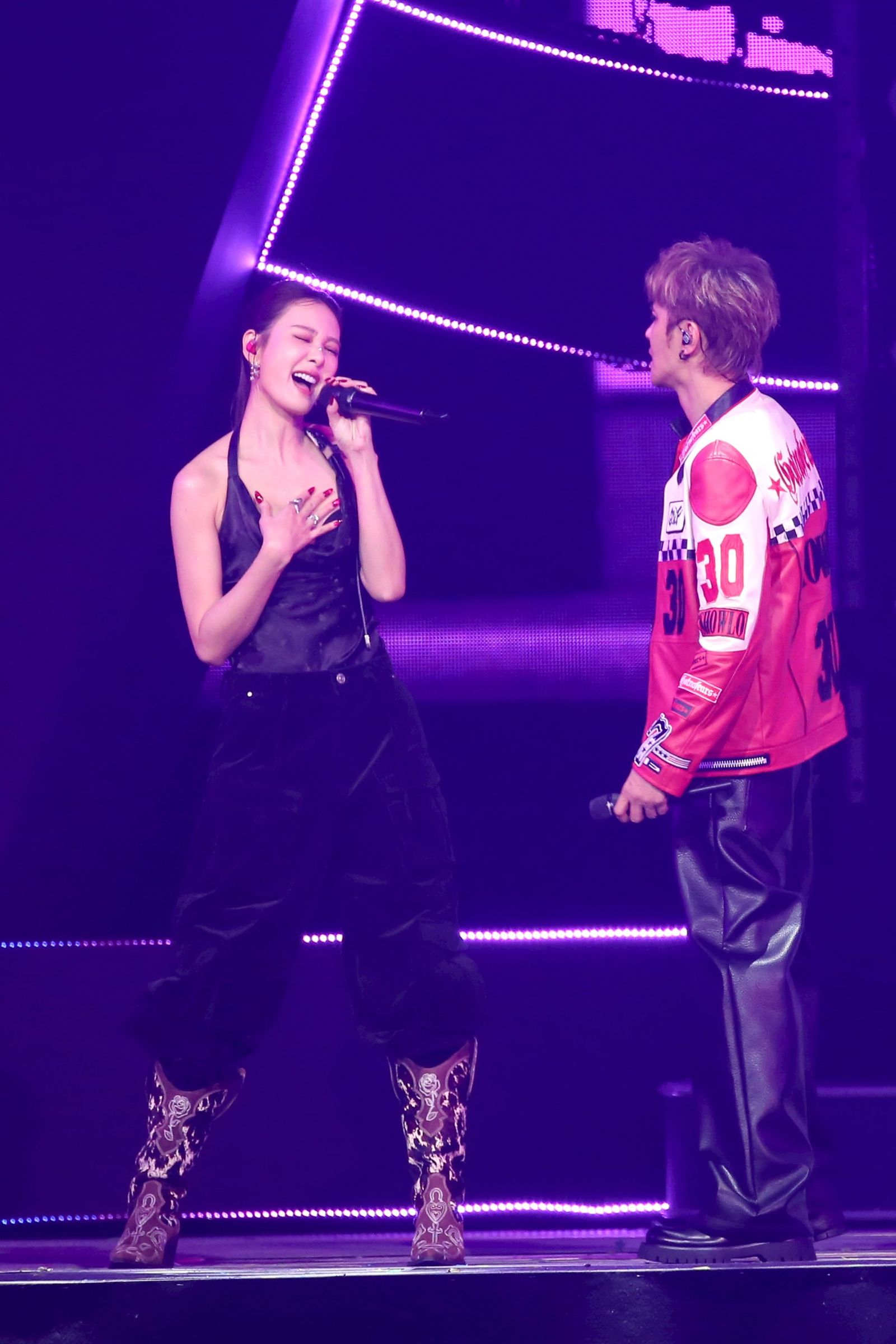 羅志祥14日邀安心亞同台尬舞。李鍾泉攝