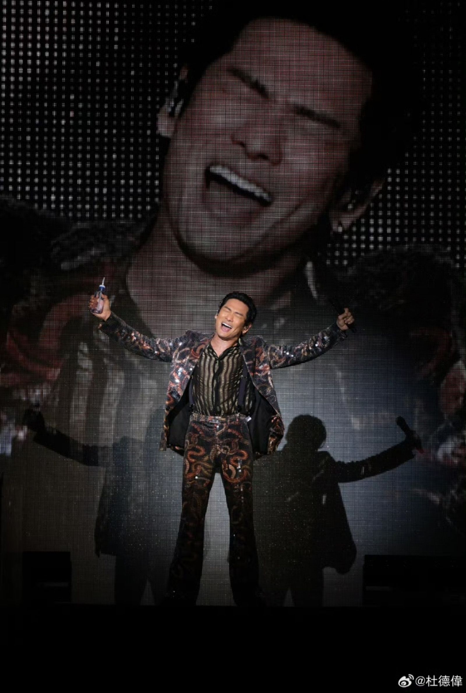 杜德偉紅館演唱會圓滿落幕。翻攝杜德偉微博