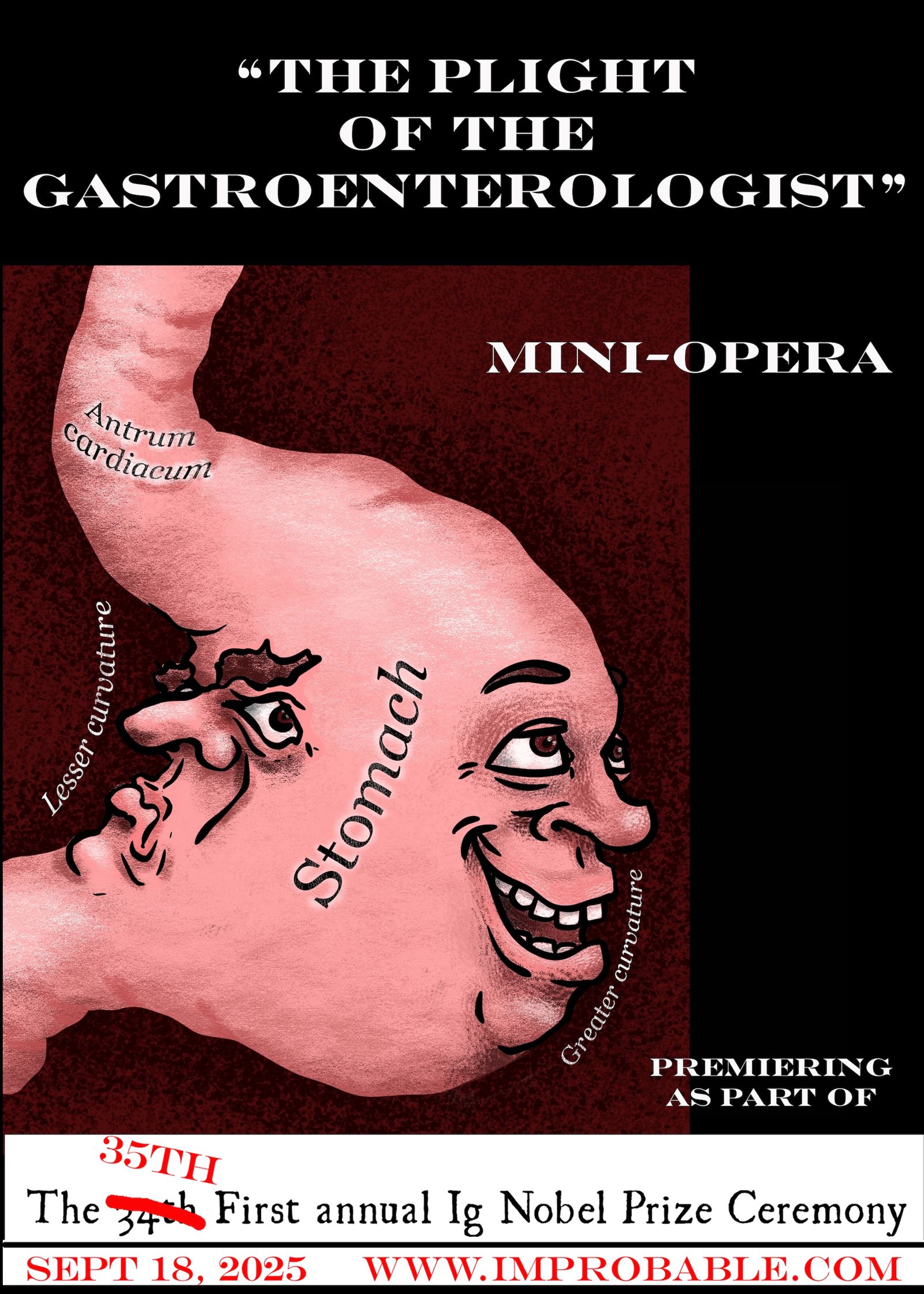 第35屆搞笑諾貝爾獎於美國麻薩諸塞州波士頓大學當地時間20日舉行。圖／翻攝自Improbable Research