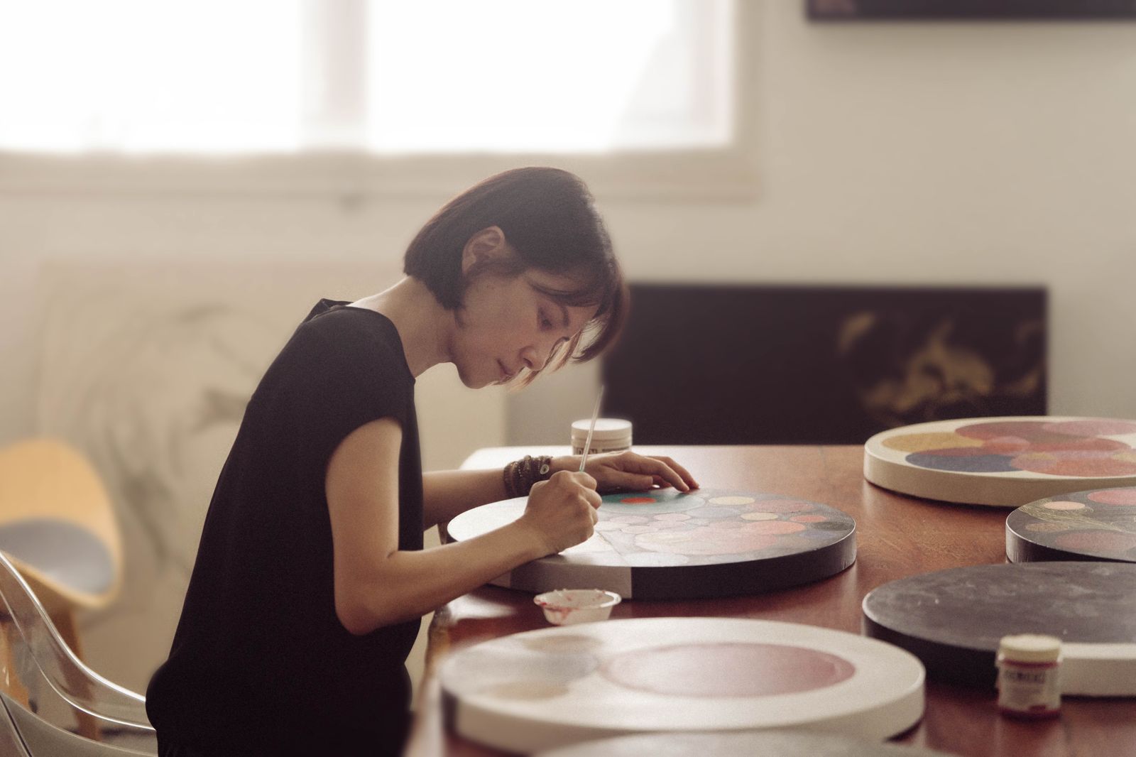 李心潔三度舉辦個人畫展 重返香港寫下18年前情書