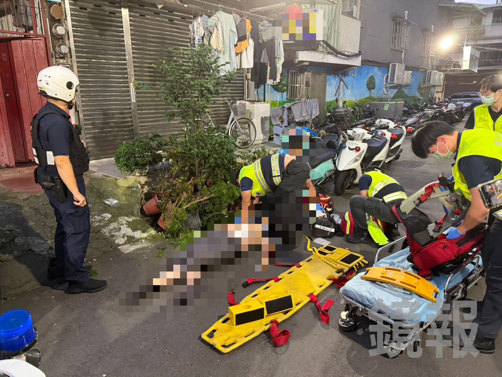 三重男不明原因路倒亡　「背部大面積傷勢」警調查追真相