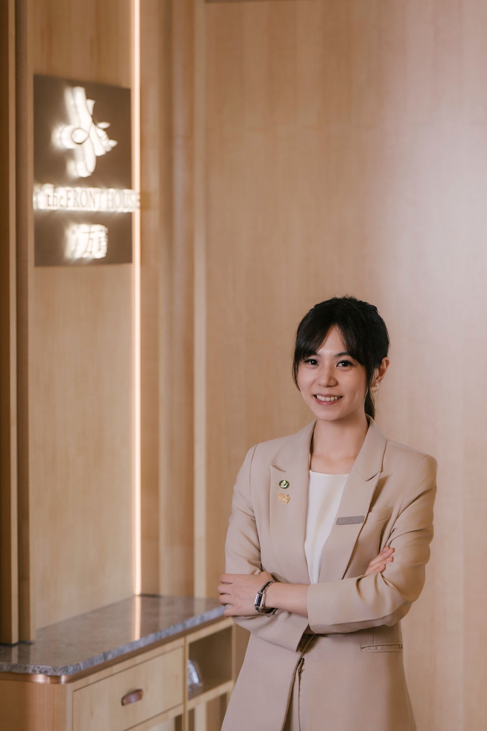 餐廳經理及侍酒師陳玉錡。（圖片由方蒔提供）