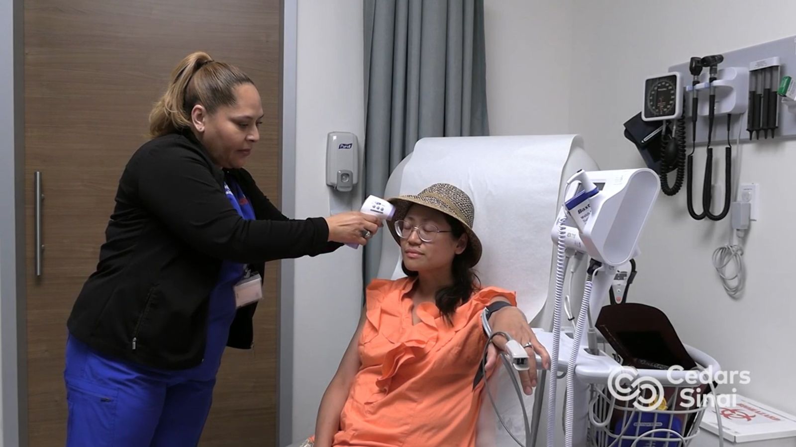 洛佩茲在切除囊腫的事前檢查中發現自己懷孕。圖/翻攝自西達賽奈醫療中心官網