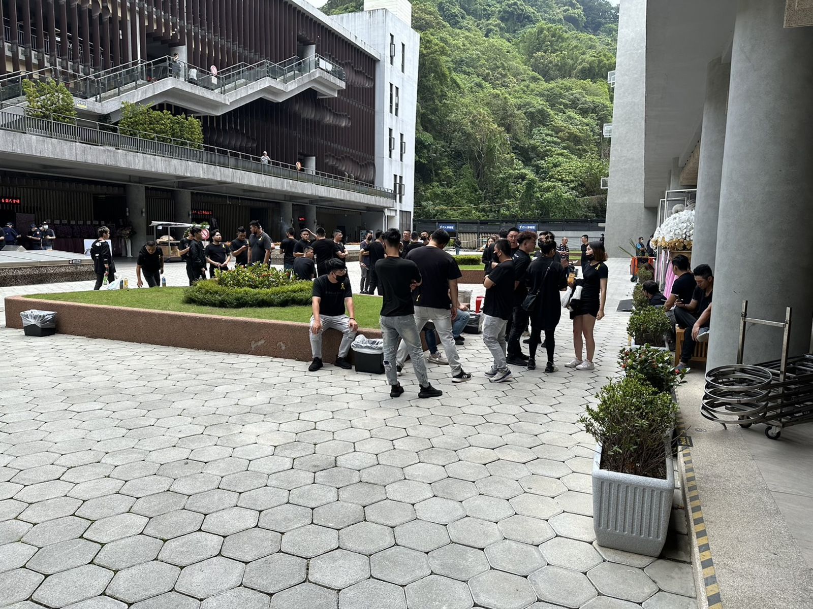 齊惠生離世，今天在懷愛館舉辦告別式。民眾提供